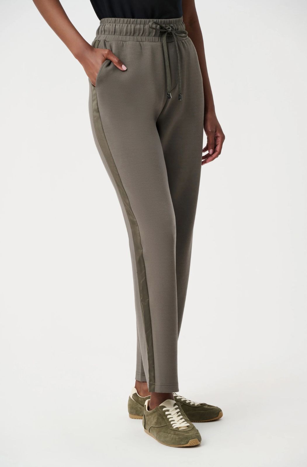Pantalon en jersey scuba à jambe droite Joseph Robkoff