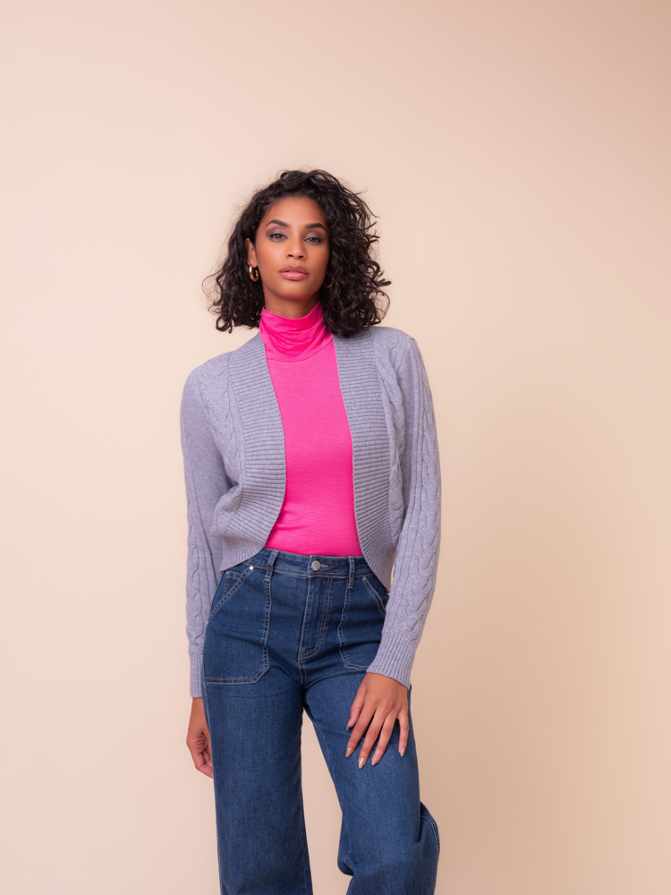 Cardigan court torsadé Alison Sheri