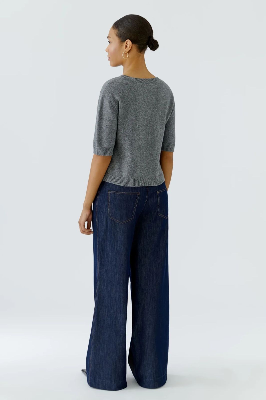 Tricot à poches en denim OUI