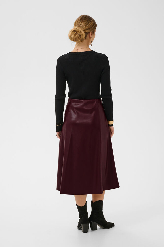 Jupe midi évasée CRPaloma Cream