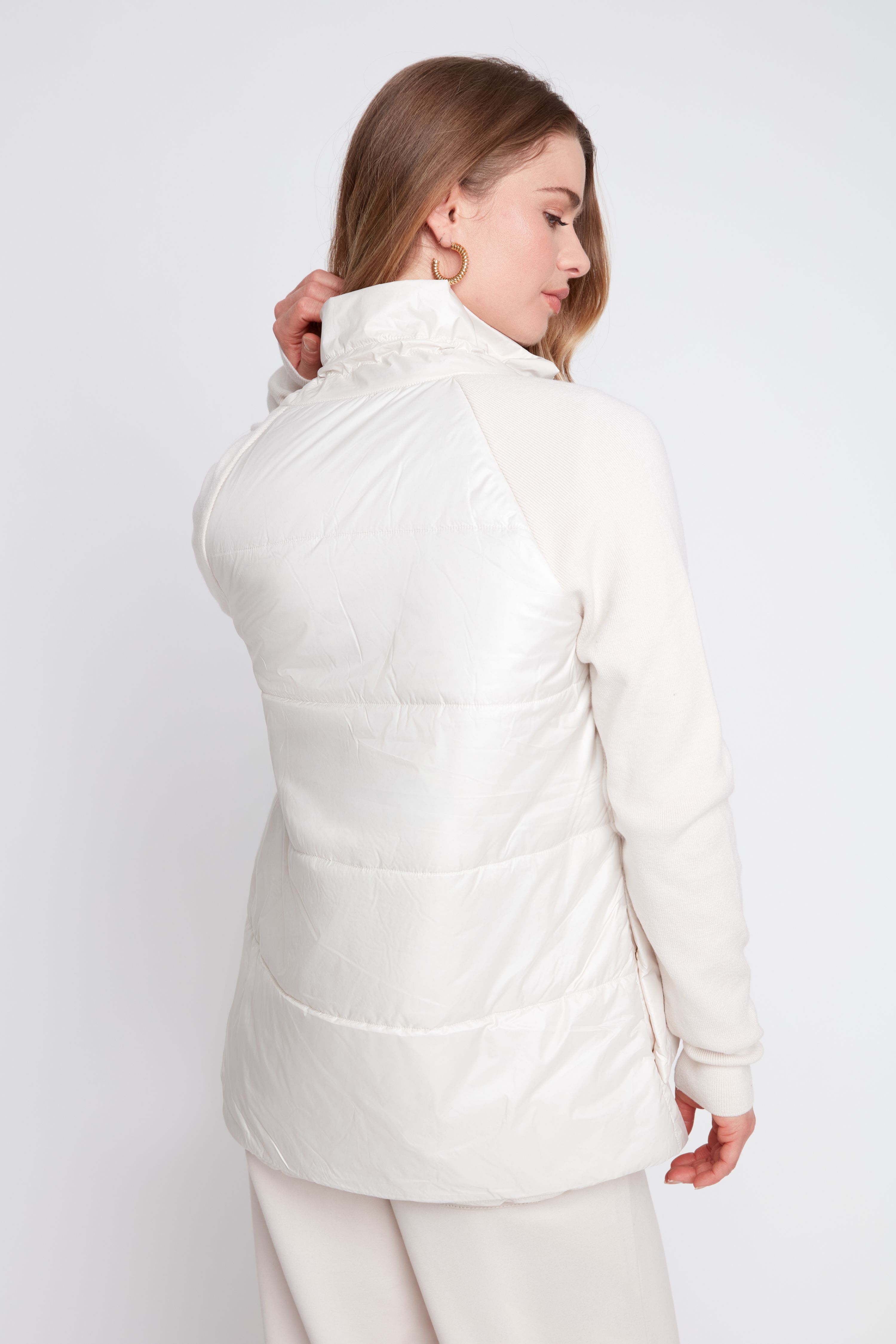 Veste matelassée en tricot Renuar