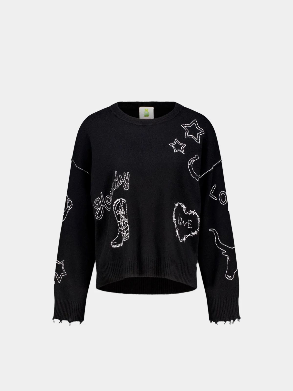 Pull à broderies western Princess Goes Hollywood