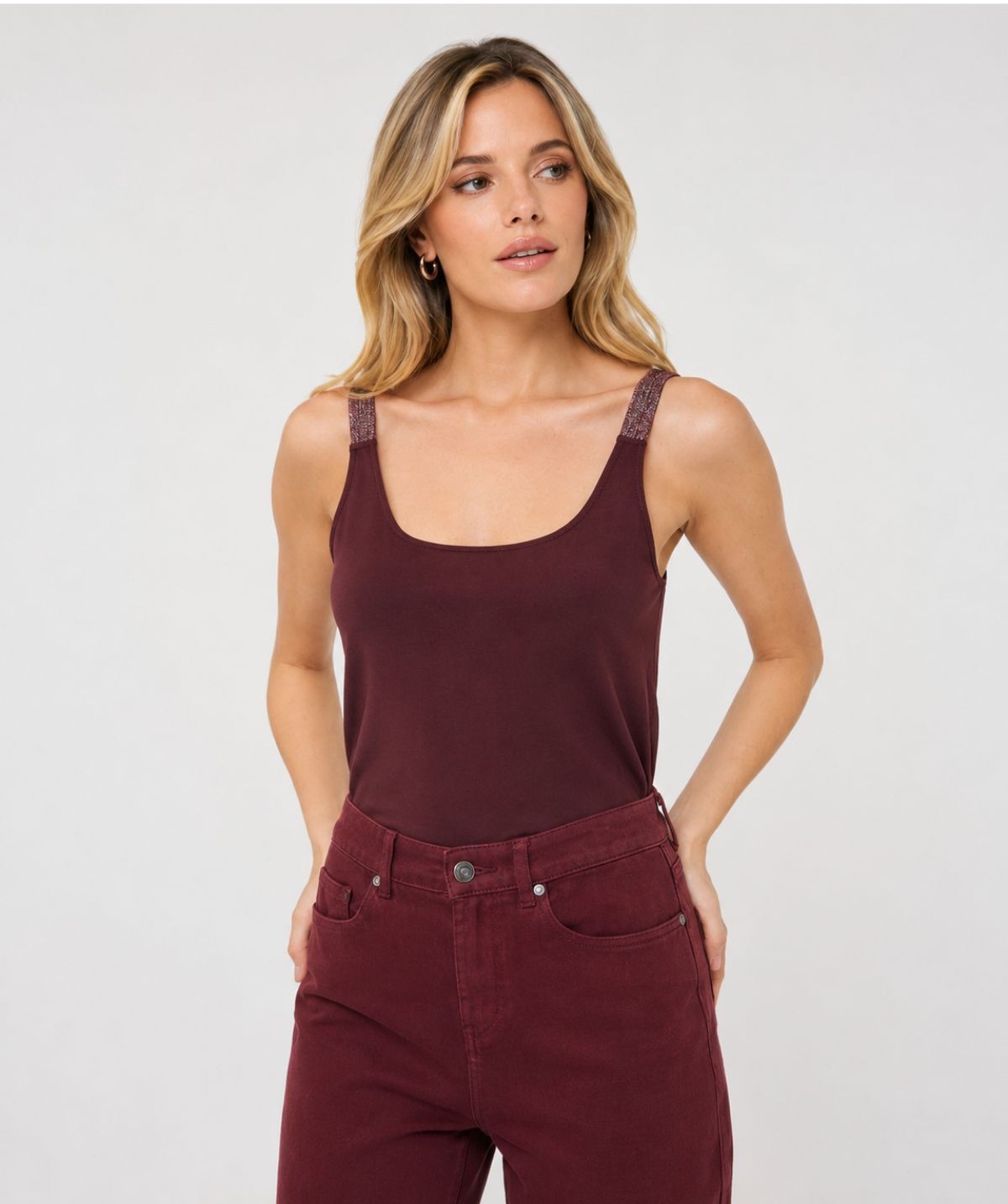 Débardeur à bretelles lurex Esqualo