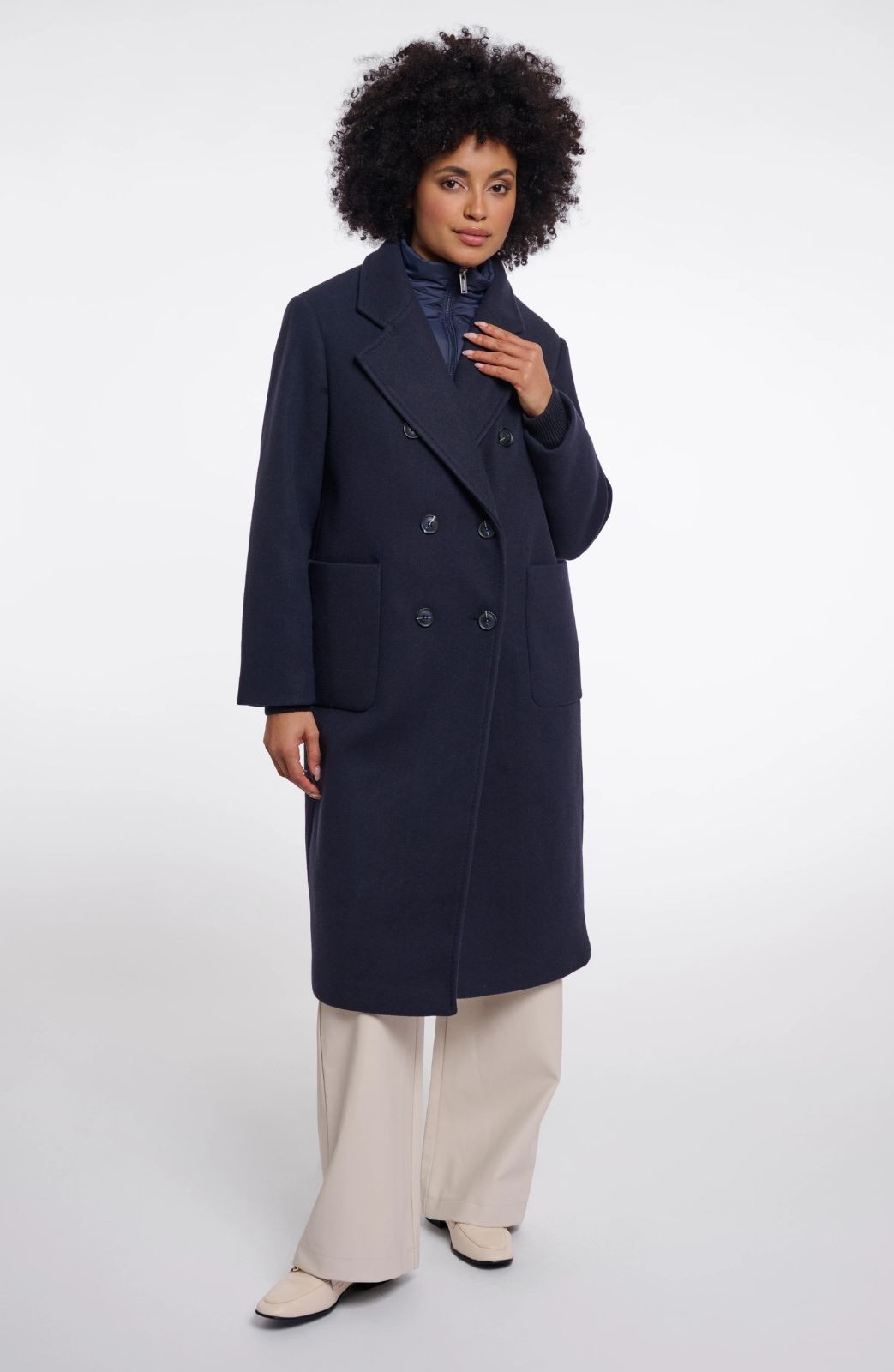 Manteau Noomi avec col amovible Rino & Pelle