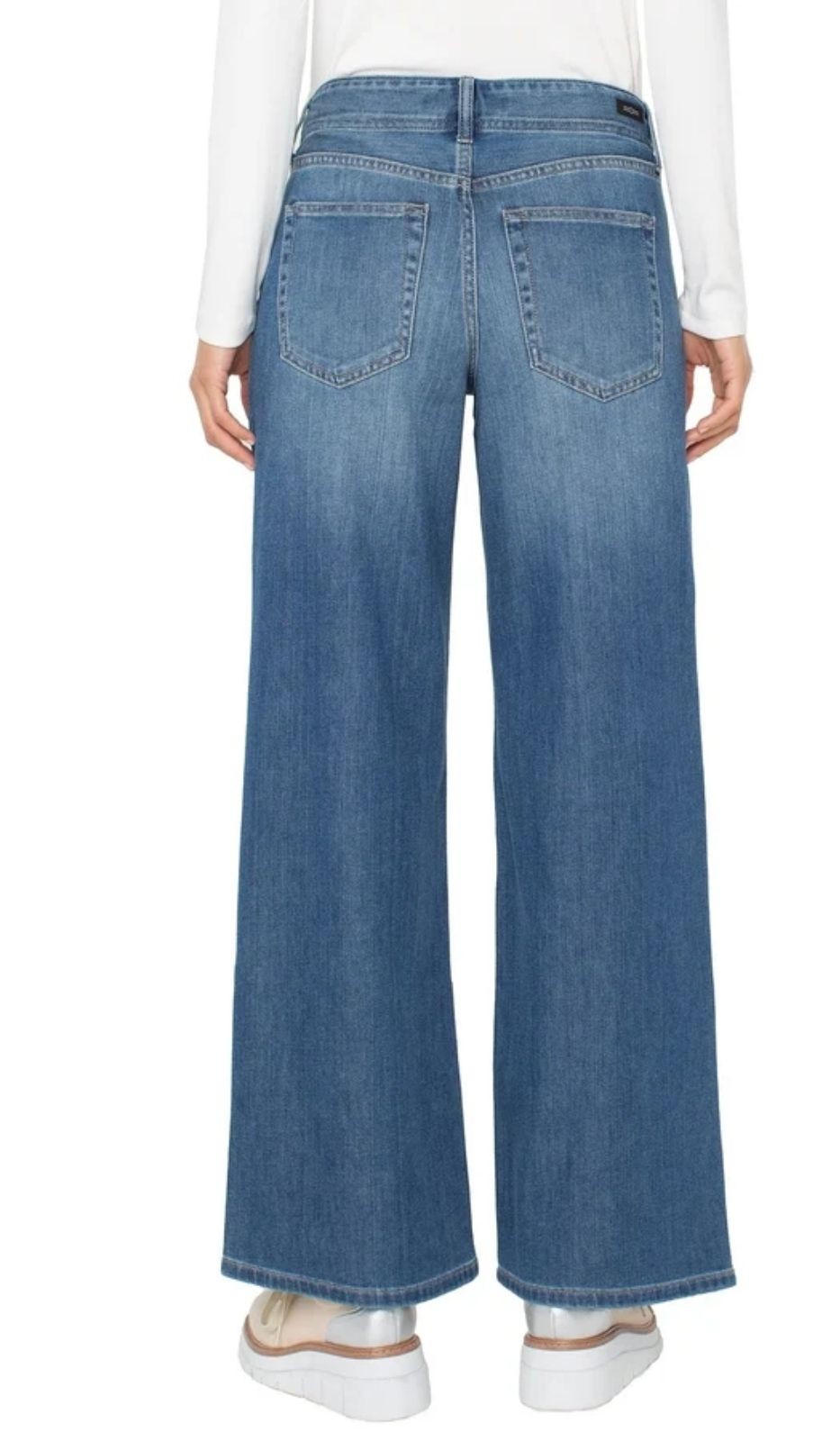 Jean taille basse à jambe large The Weekender Liverpool