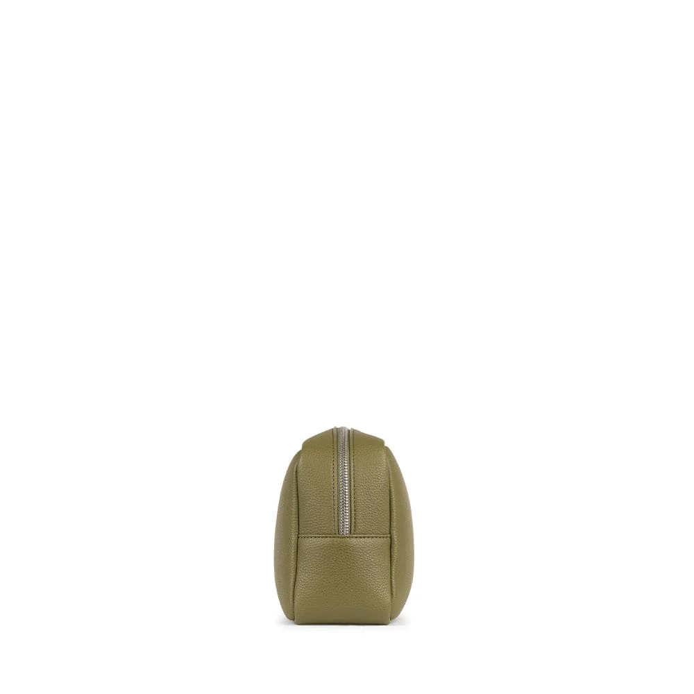 Trousse de Toilette en Cuir Vegan Olive Lambert La Zoe