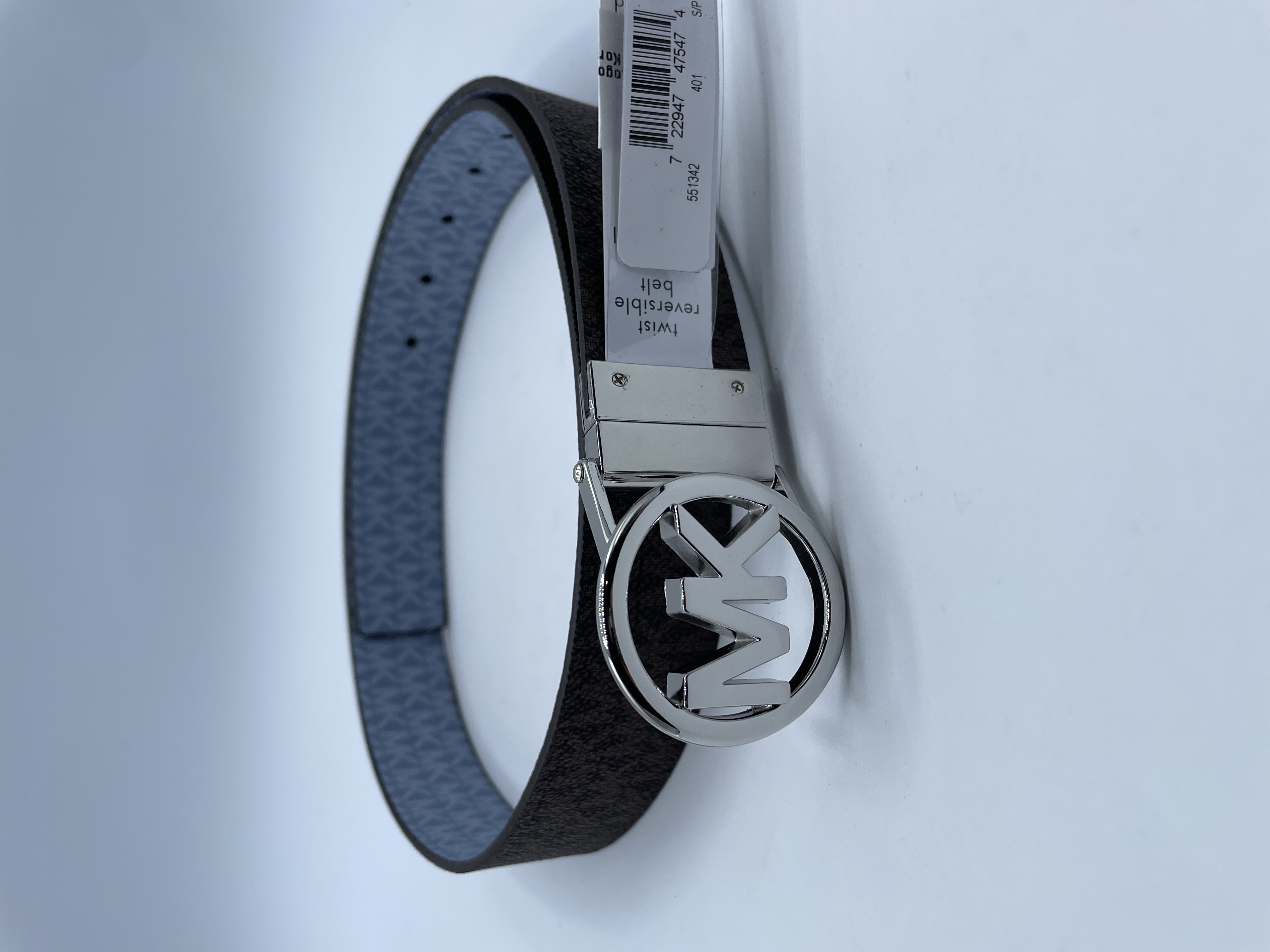 Ceinture Réversible Logo MK Michael Kors 551342 