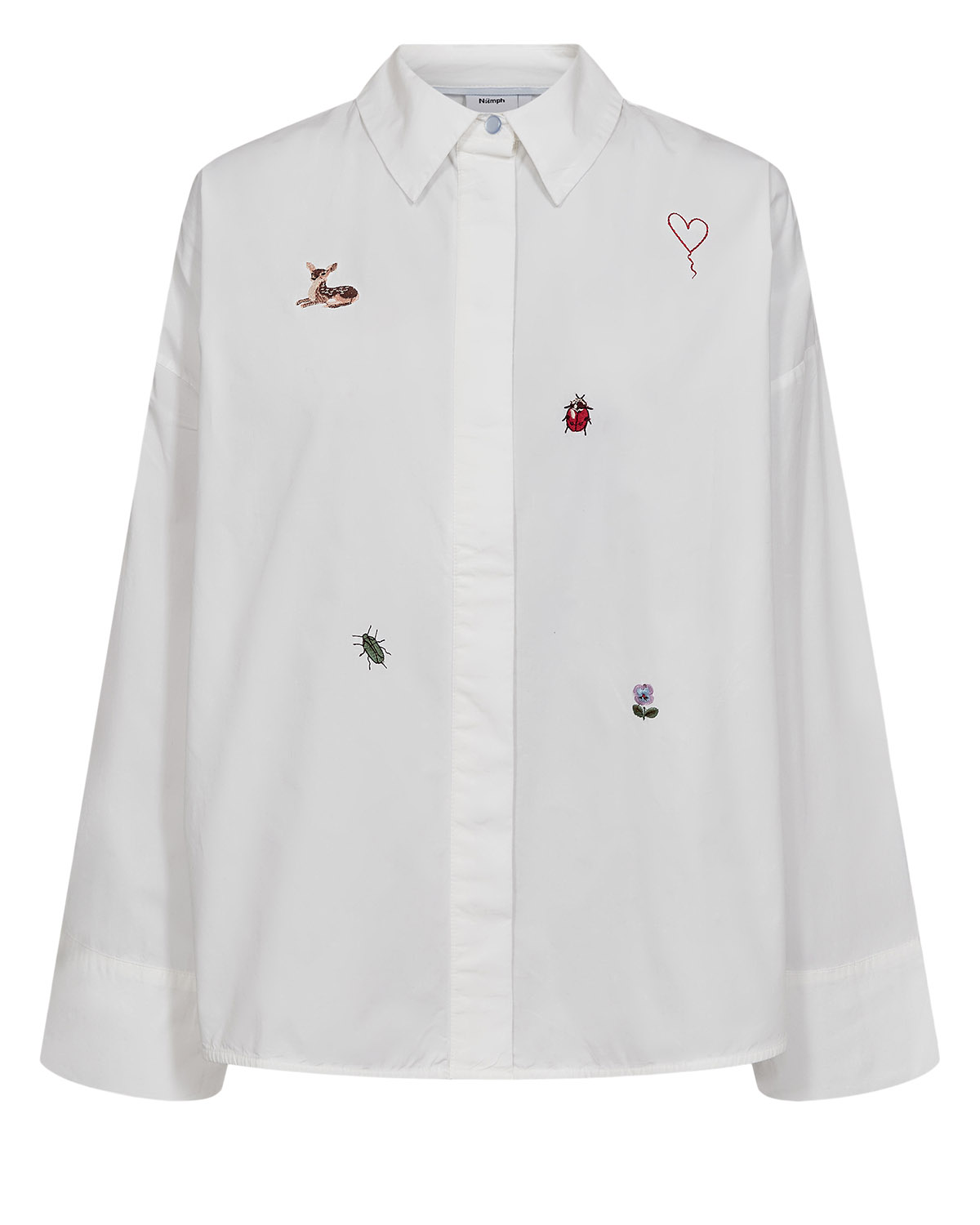 Chemise à motif brodé Nutenja Nümph