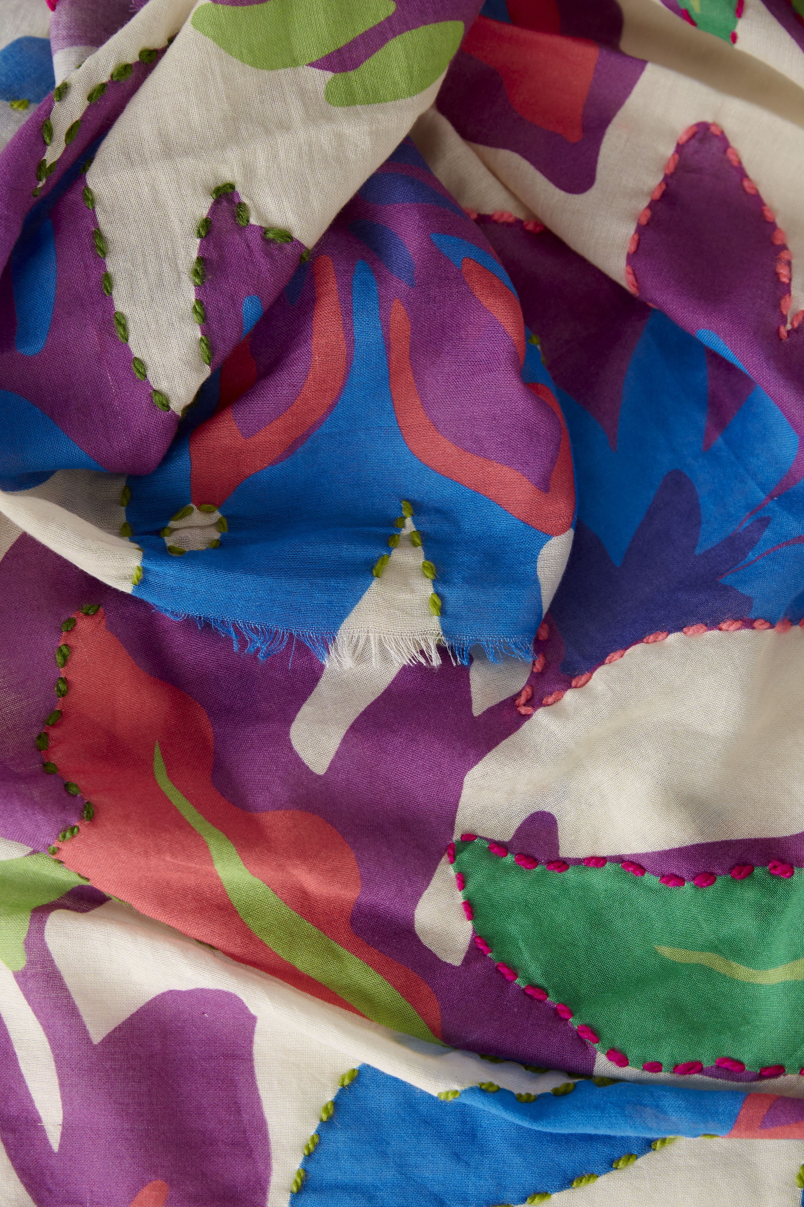 Foulard Violet et Vert OUI 88593