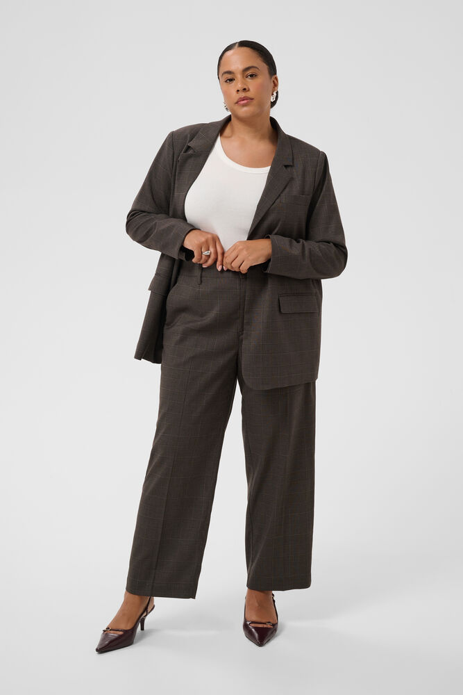 Pantalon à carreaux KClenoma Kaffe Curve