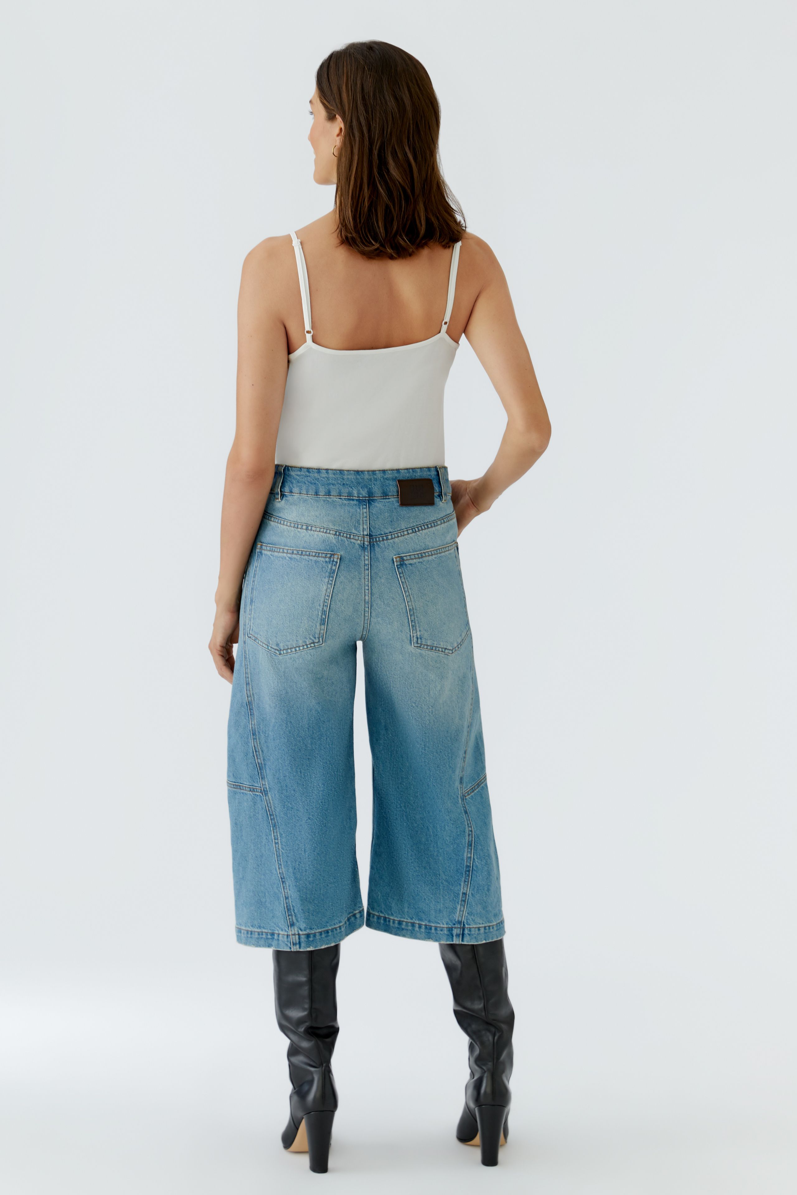 Bermuda en denim coupe décontractée OUI