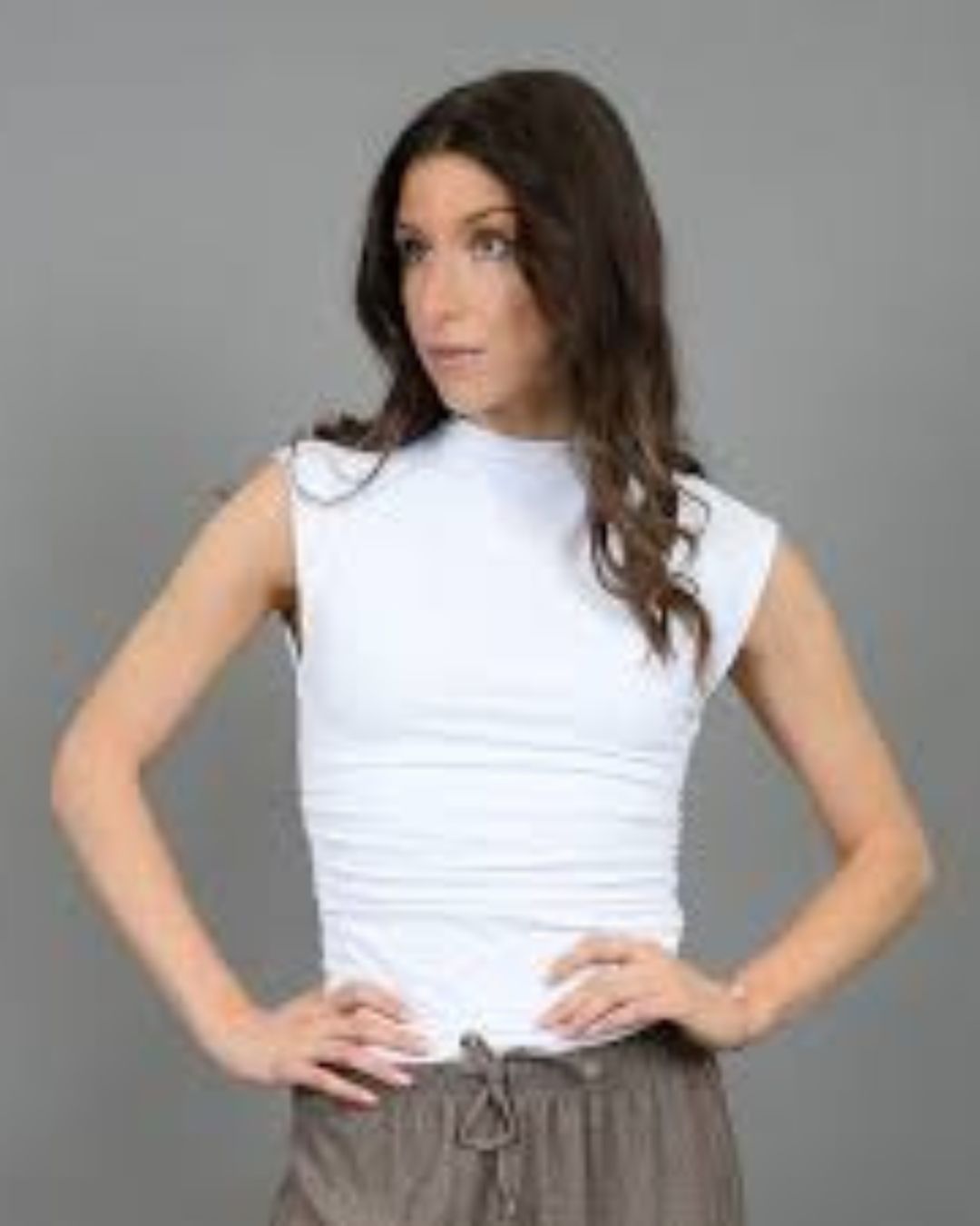 Yve Ruched Tank Top Second Skin 55T283S 