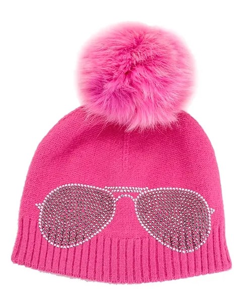 Tuque Aviateur avec Pompon Fourrure Mitchie