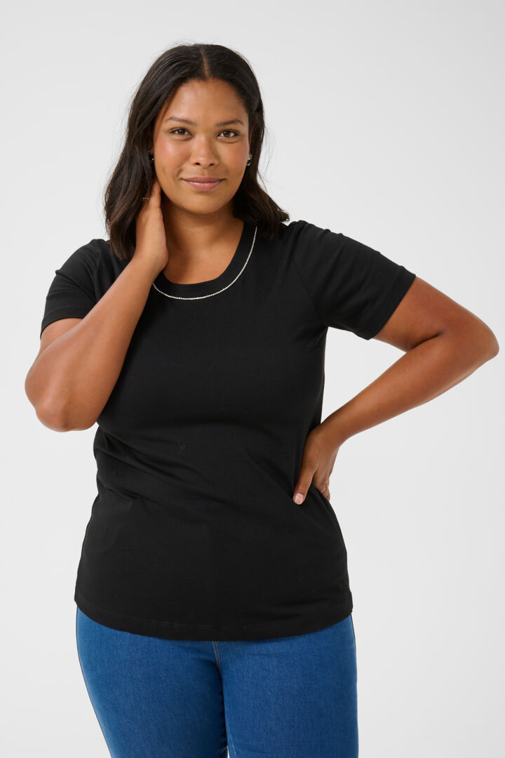 T-Shirt avec Brillant KCviana Kaffe Curve 10582804
