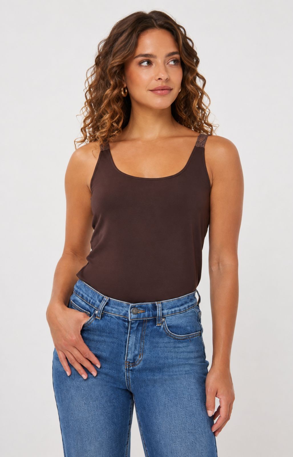 Débardeur à bretelles lurex Esqualo
