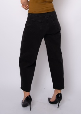 Jeans barni à jambe ballon en sergé extensible Second Skin 40W071S1