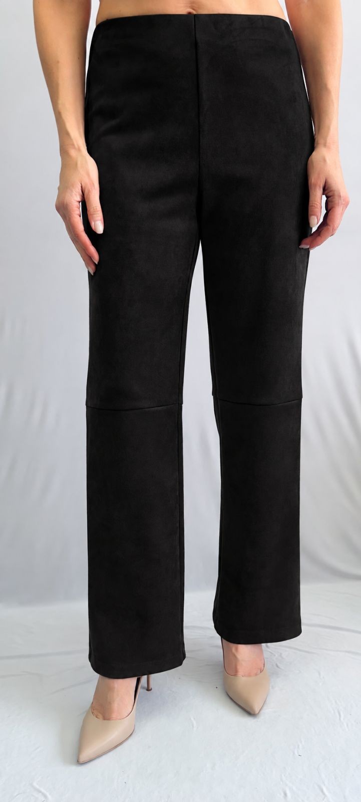 Pantalon droit effet suède Soft Works