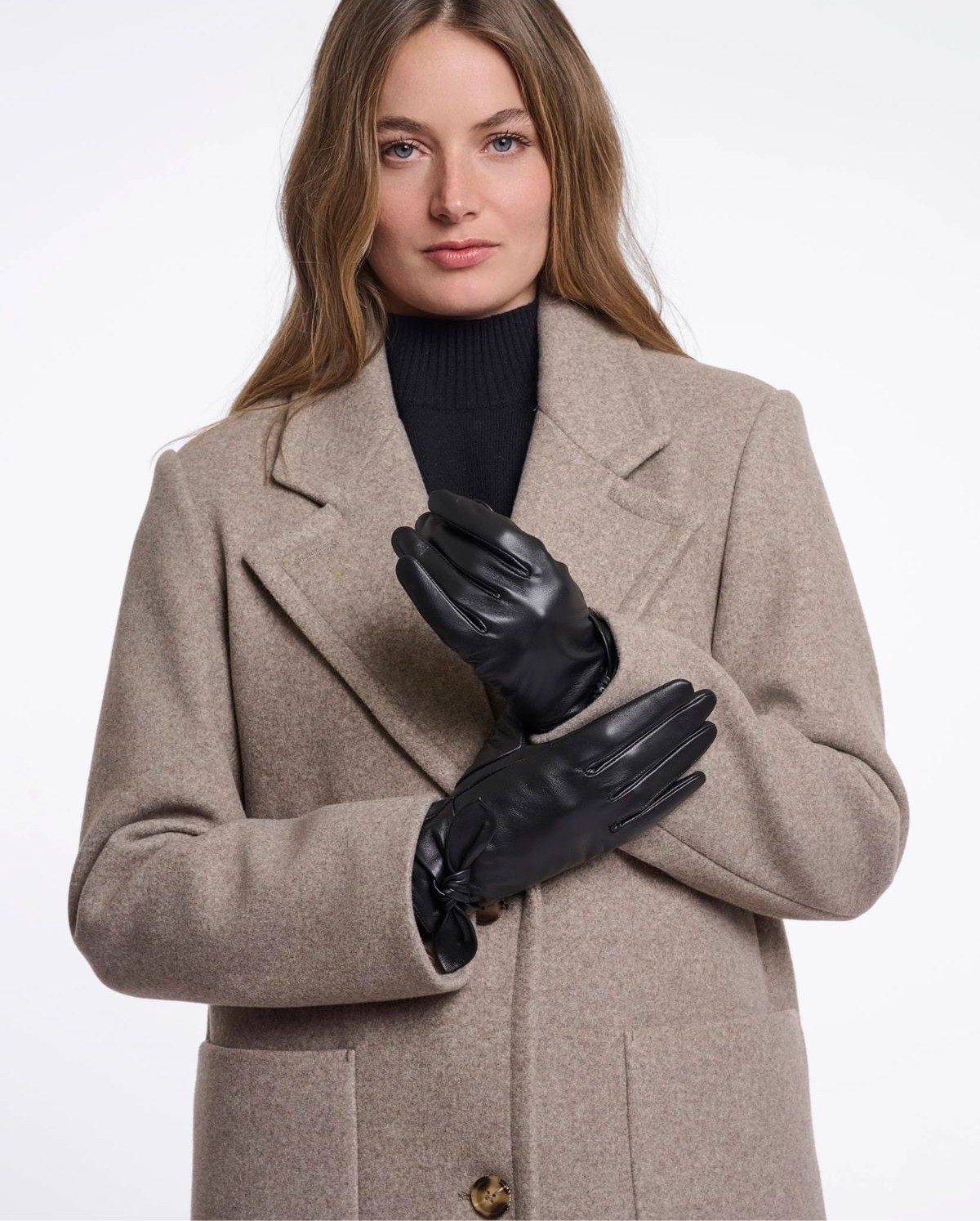Gants en cuir Semira avec boucle Rino & Pelle