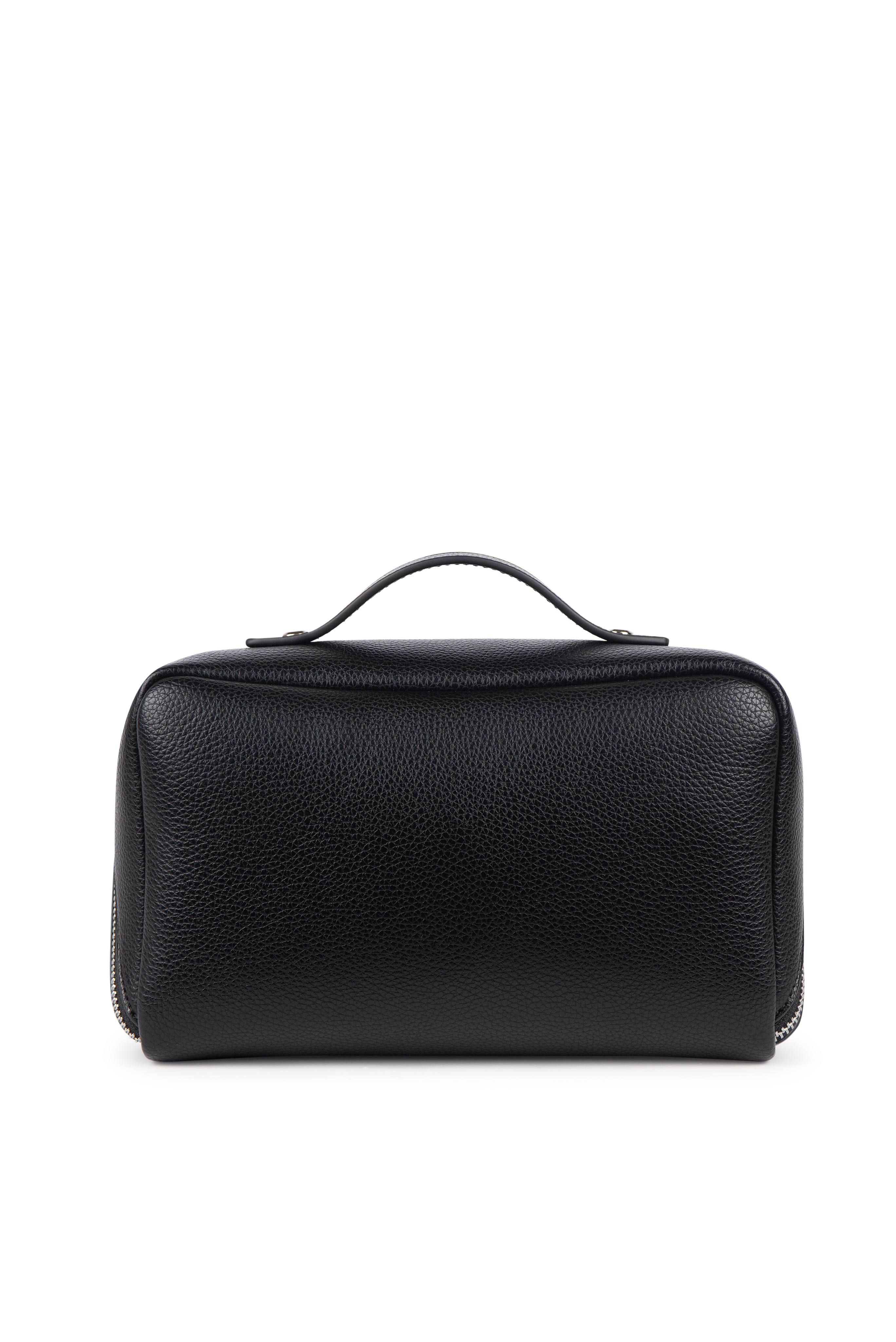 Trousse à Maquillage en Cuir Vegan Noir Lambert Le Jolie