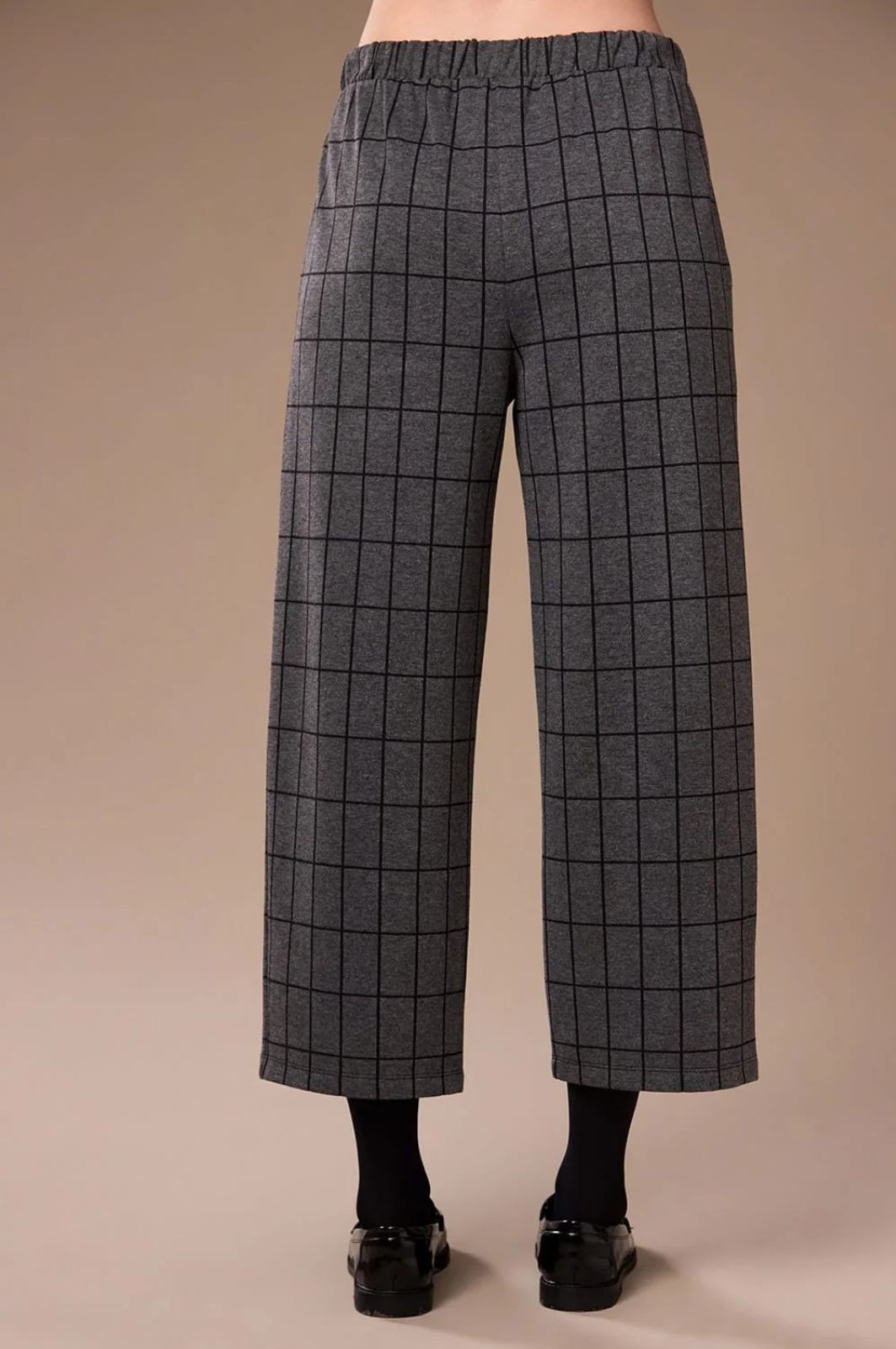 Pantalon écourté à carreaux Peruzzi