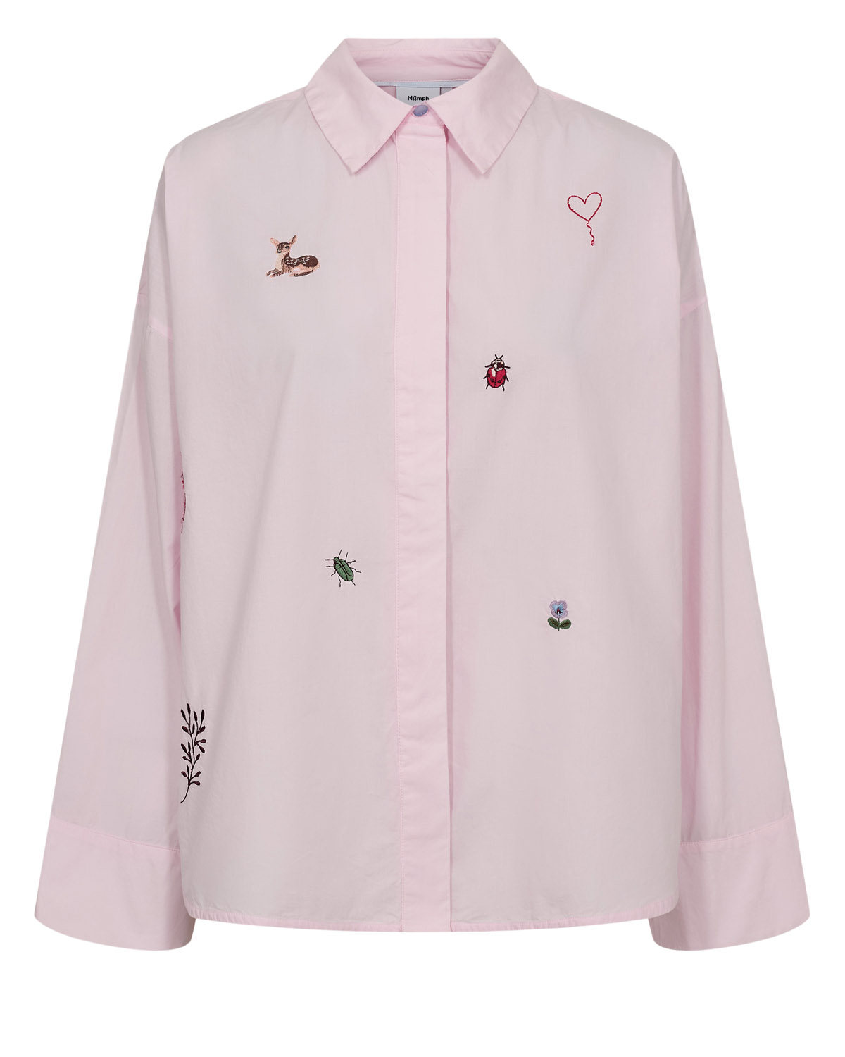 Chemise à motif brodé Nutenja Nümph