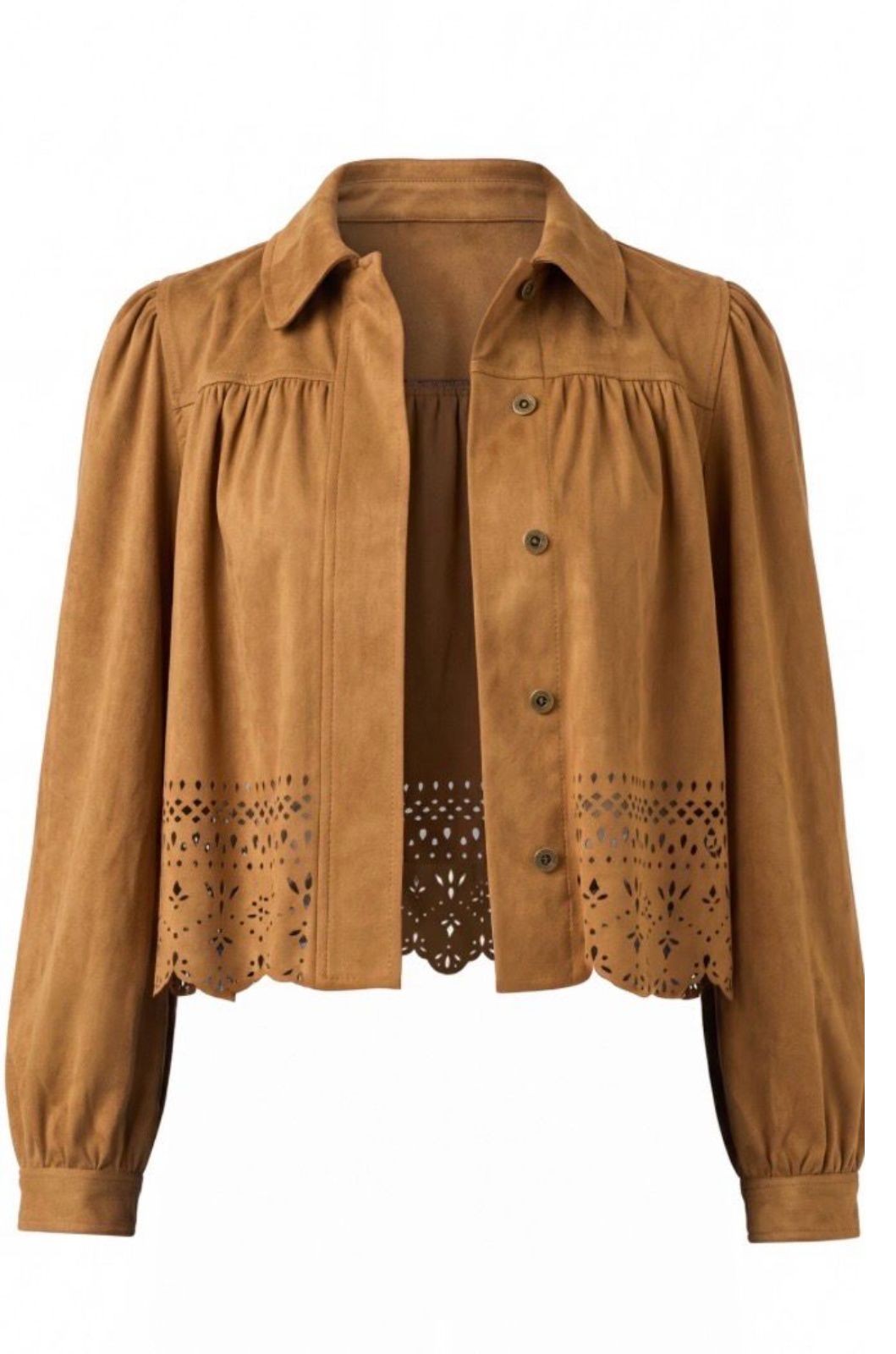Veste à manches bouffantes avec ourlet Liverpool