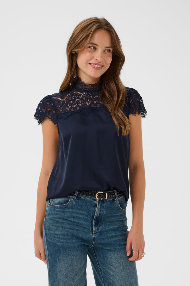 Blouse TeaganSZ à dentelle florale Saint Tropez