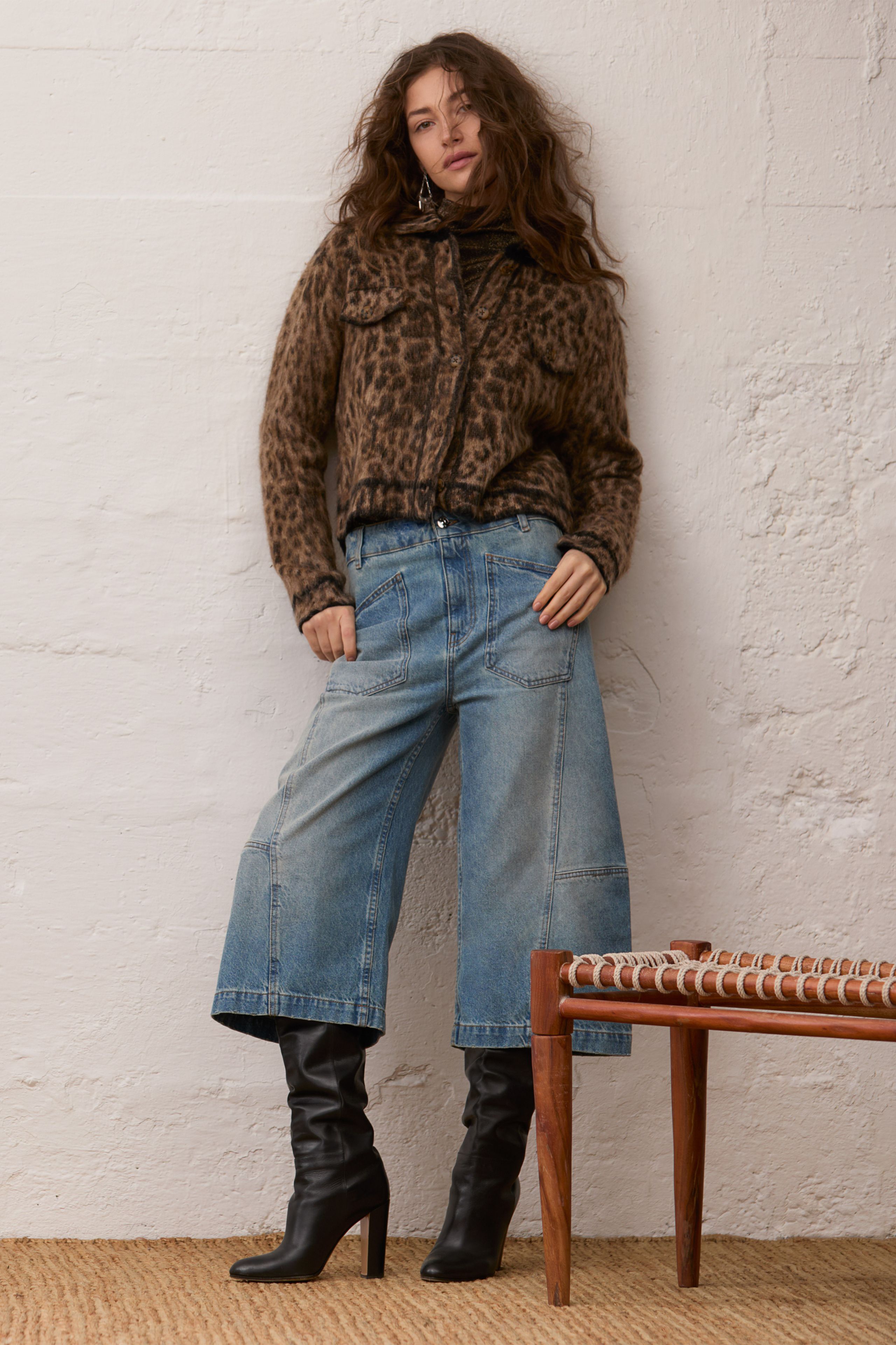 Bermuda en denim coupe décontractée OUI