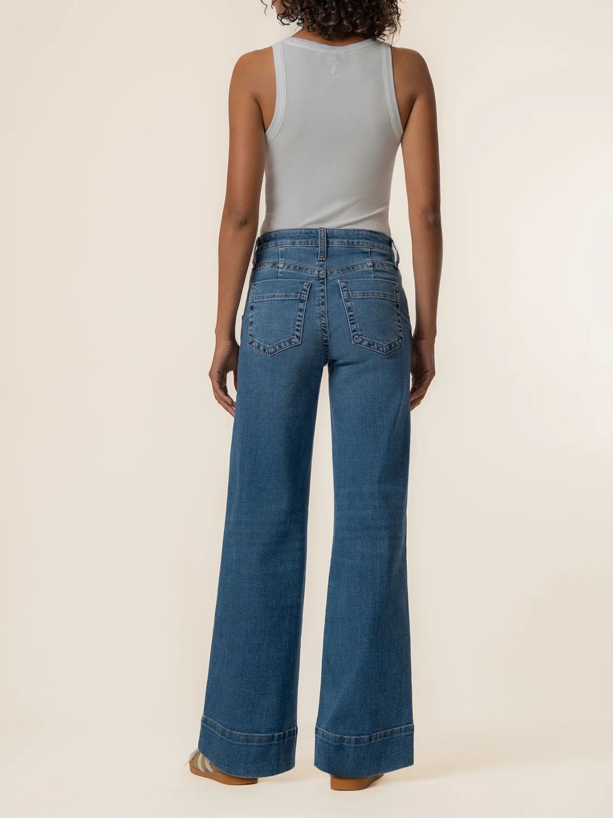 Jean à taille haute et jambe large Maya Kut