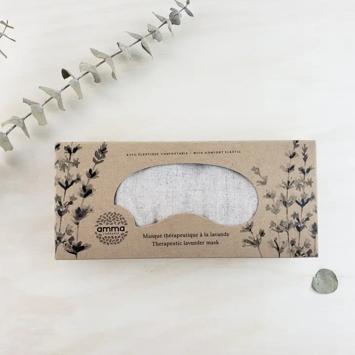 Masque thérapeutique pour les yeux à la lavande Amma Thérapie sable