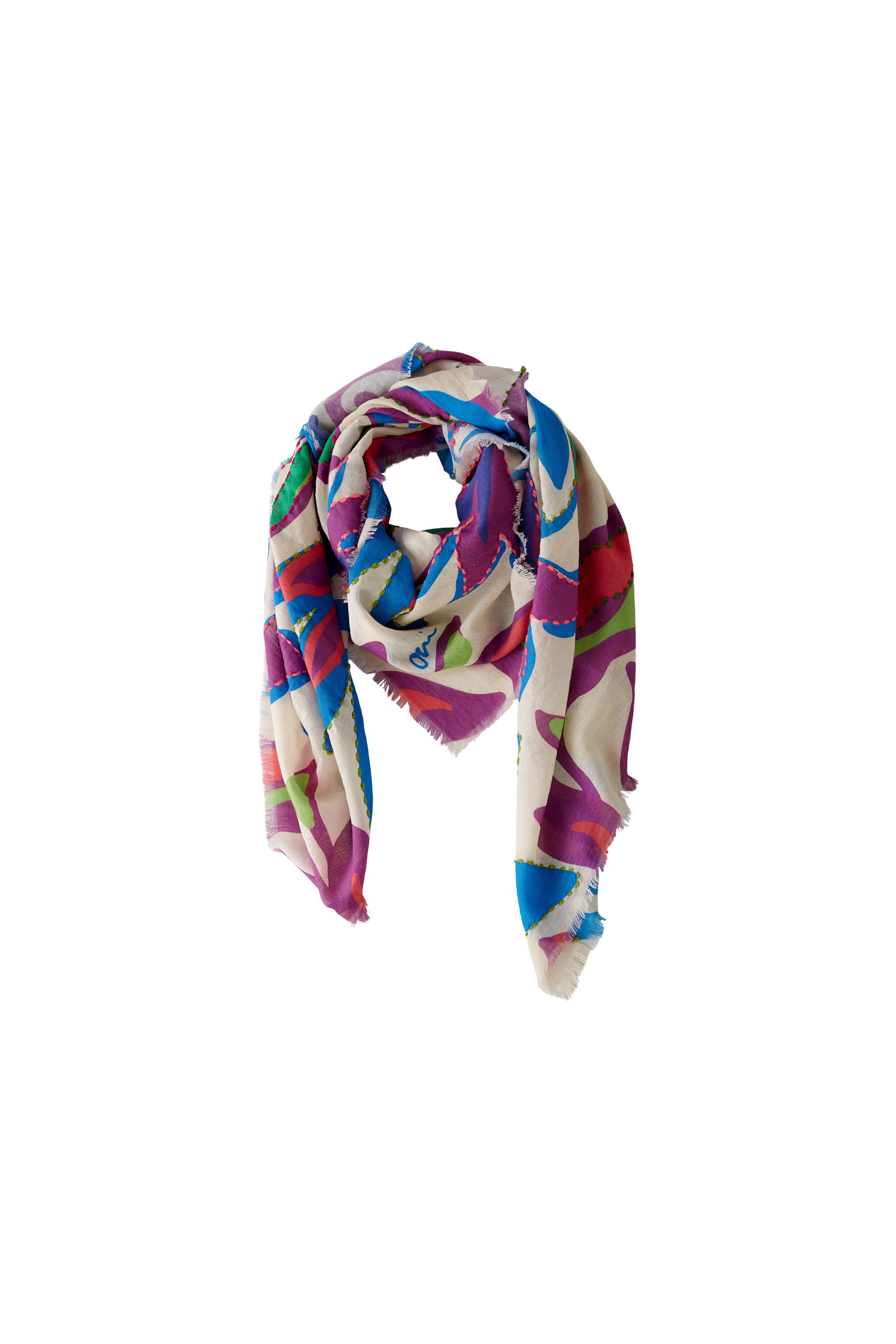 Foulard Violet et Vert OUI 88593