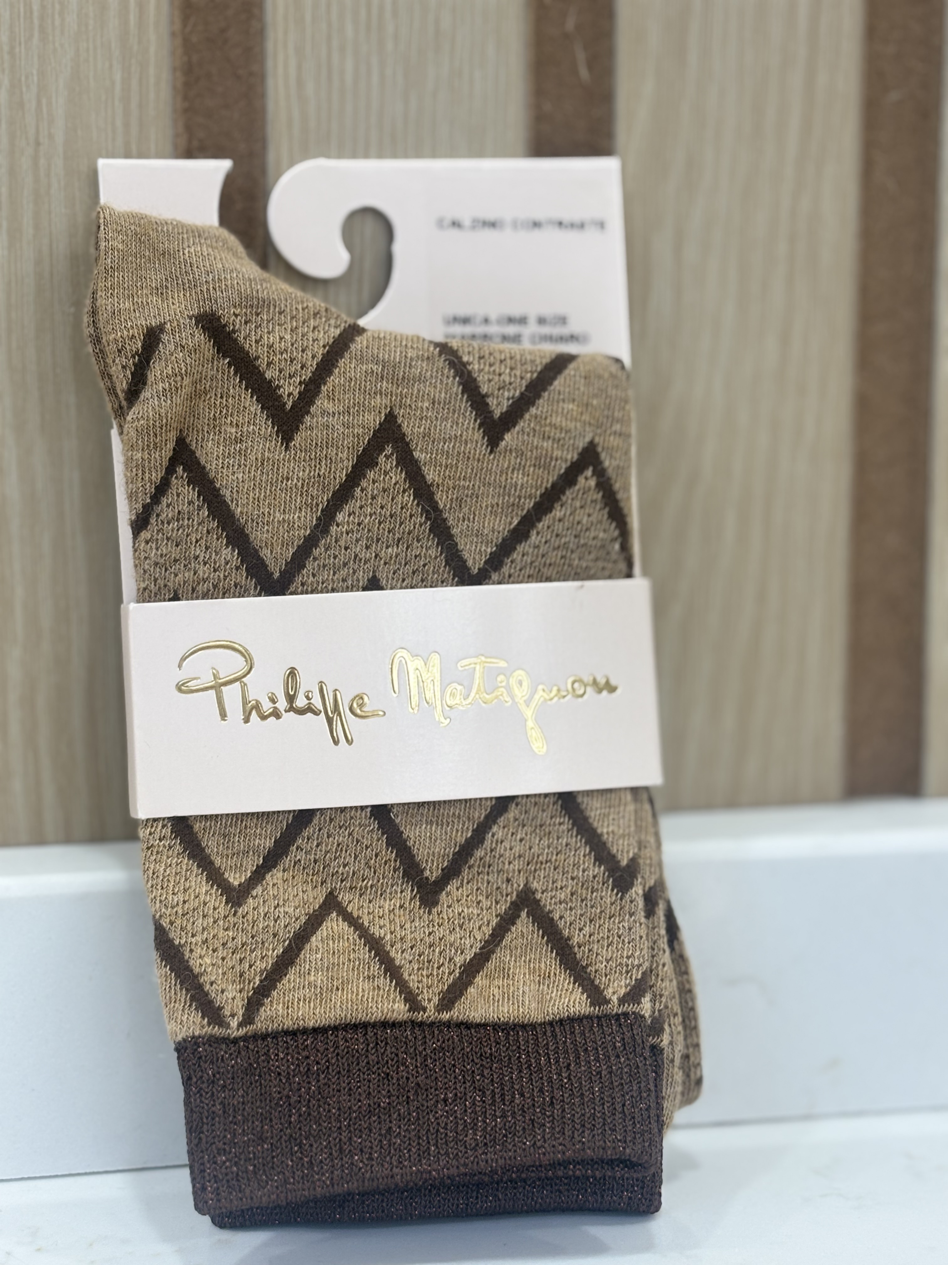 Chaussettes Contrast Calzino Philippe Matignon