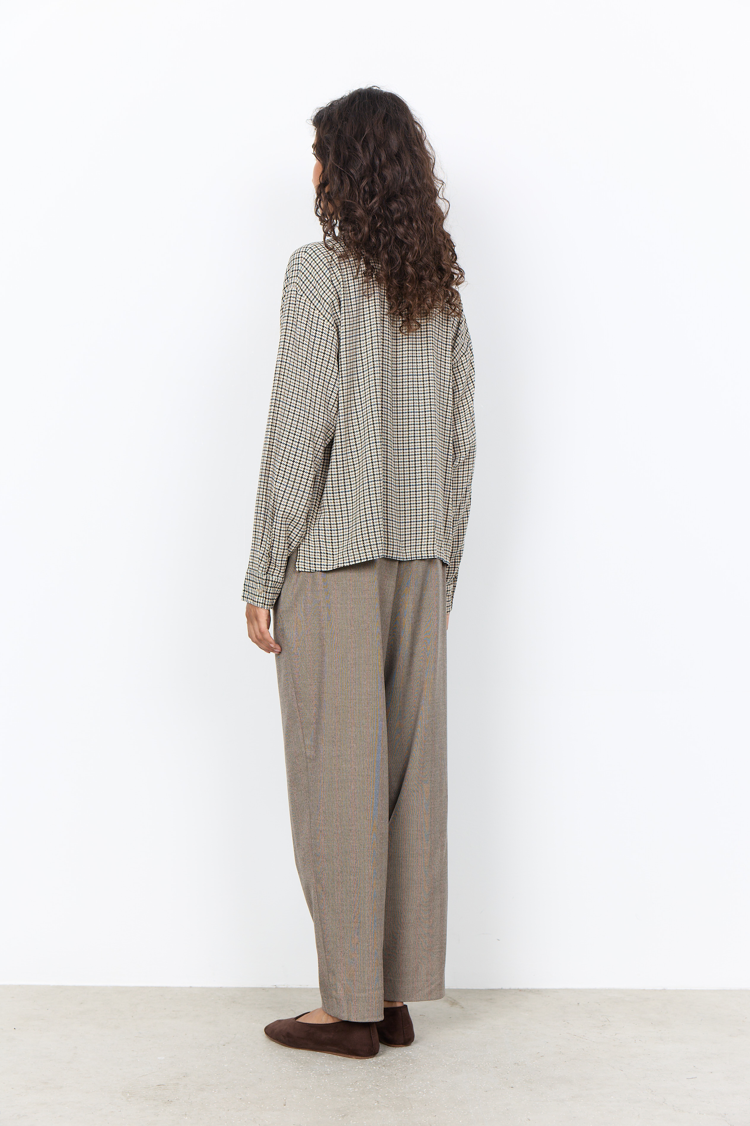 Chemise à carreaux avec boucle Halia Soya Concept