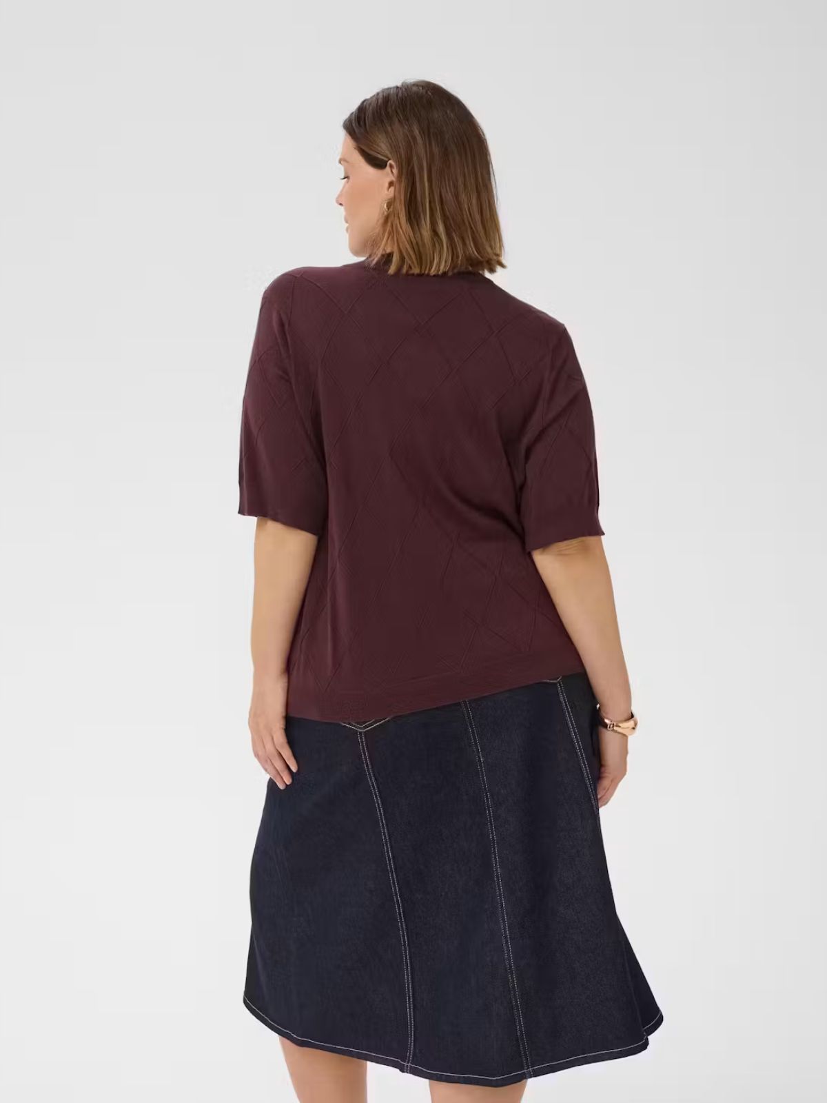 Tricot KClizzy à col montant Kaffe Curve