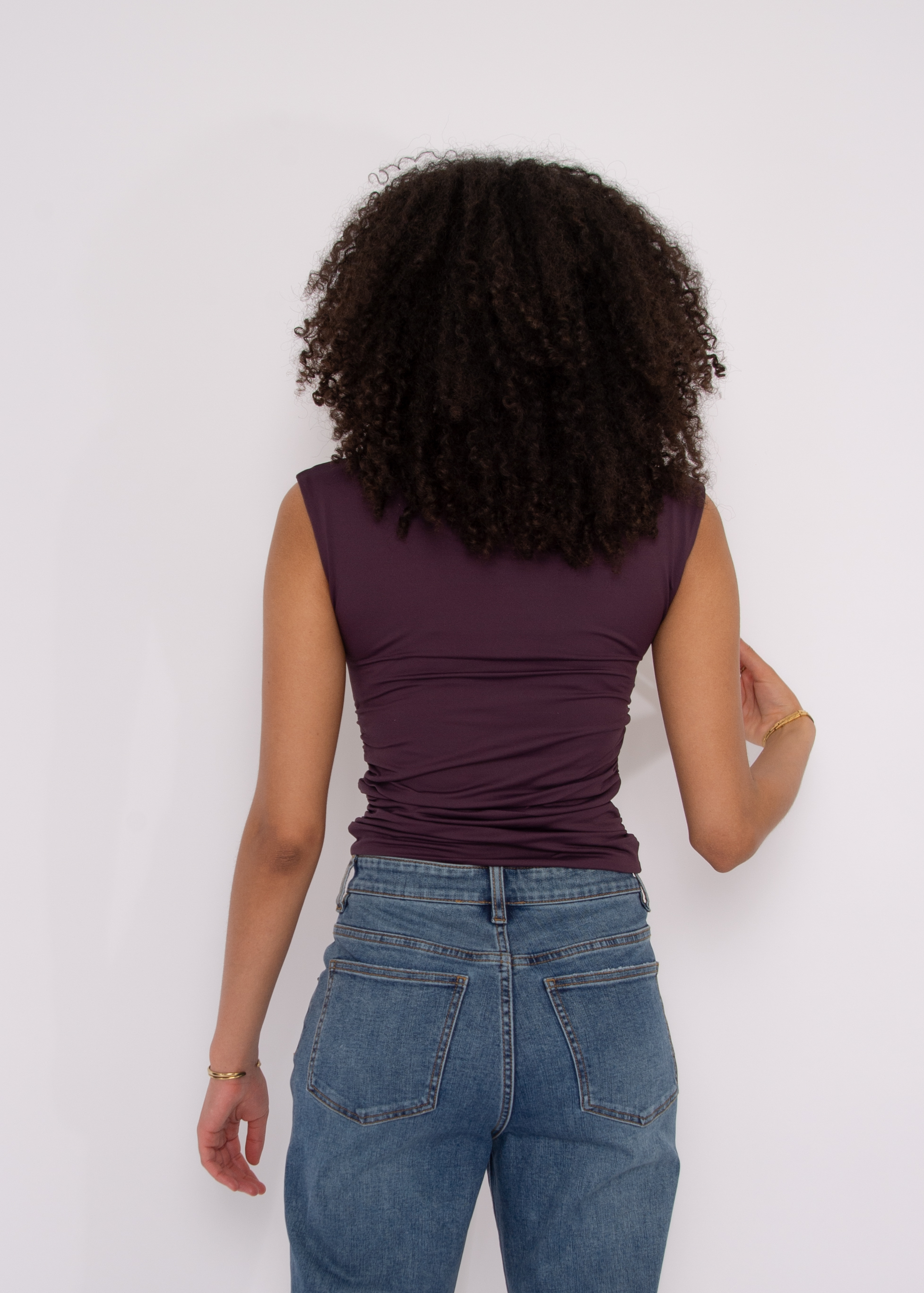 Yve Ruched Tank Top Second Skin