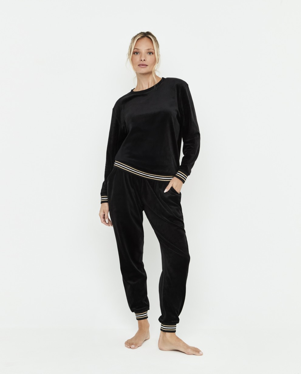 Ensemble chandail et pantalon en velours Selmark