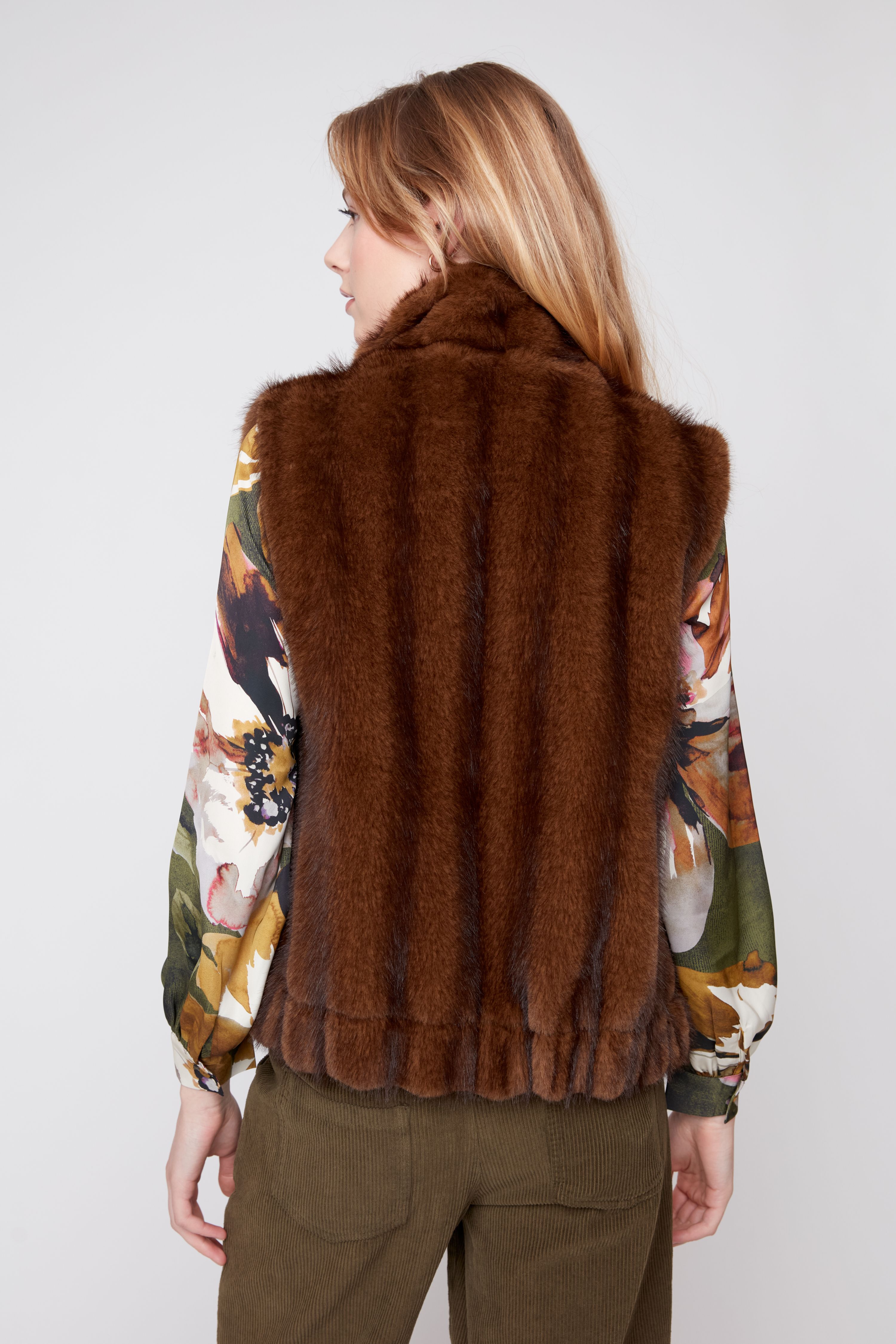 Veste sans manches en fausse fourrure Renuar