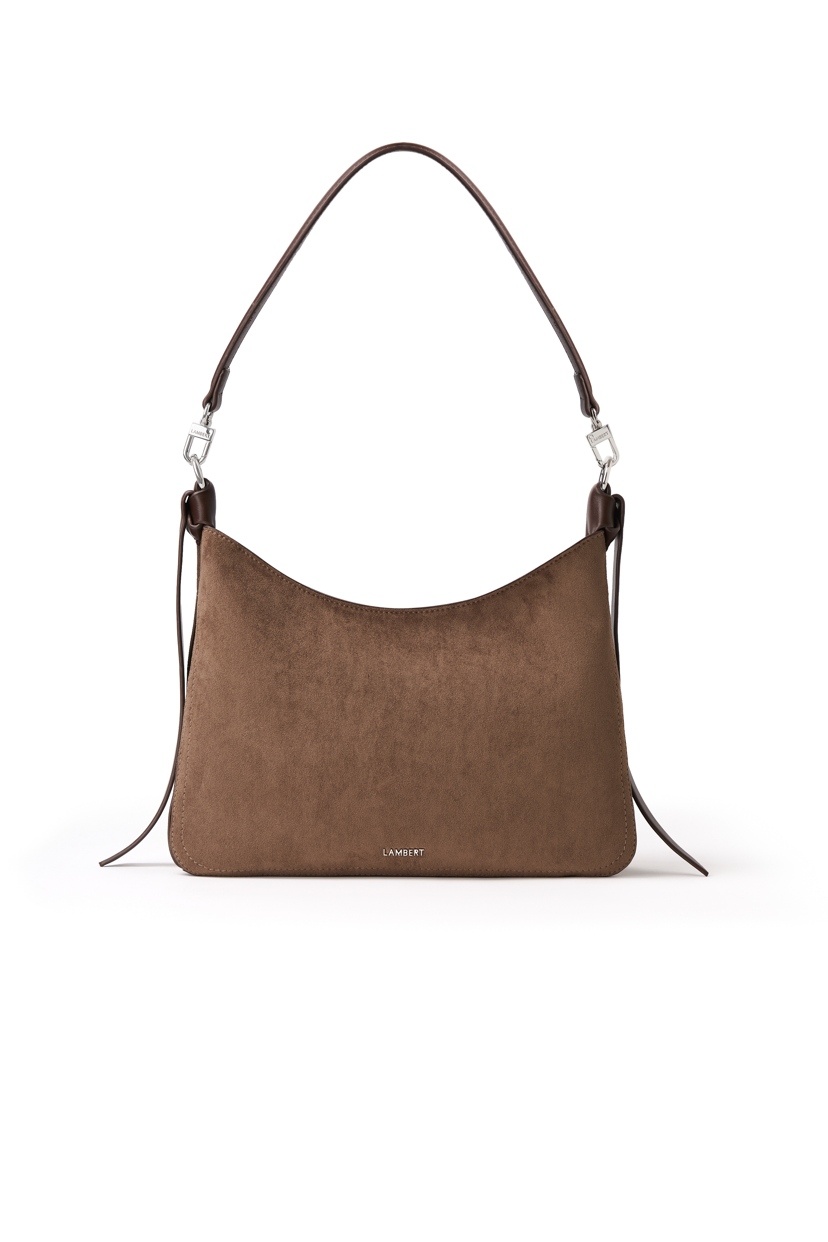 Le Leonie – Sac à épaule 2-en-1 en suède vegan Lambert