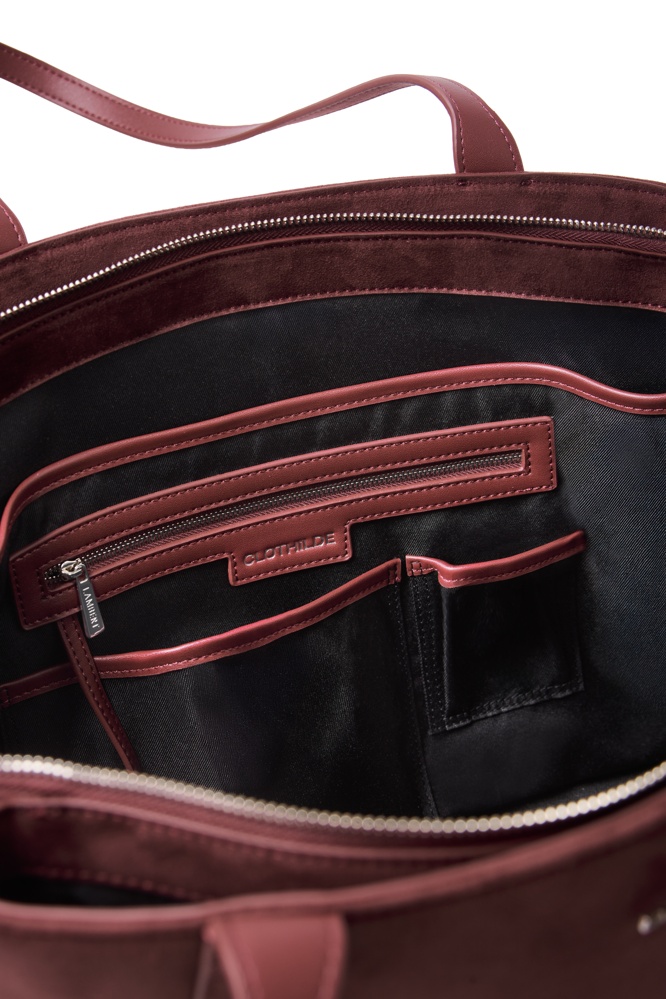 Le Clothilde – Sac fourre-tout en suède vegan Lambert