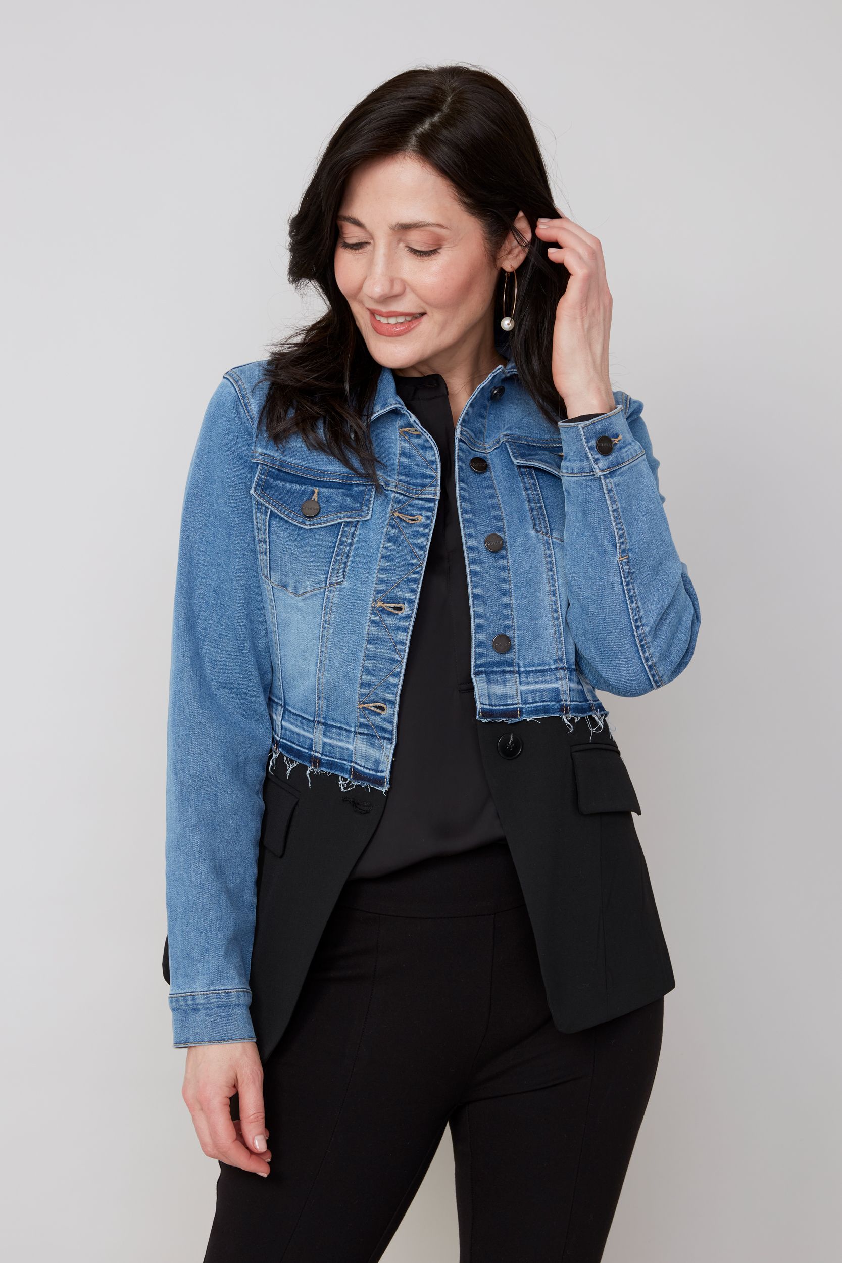 Manteau de jeans avec blazer Renuar