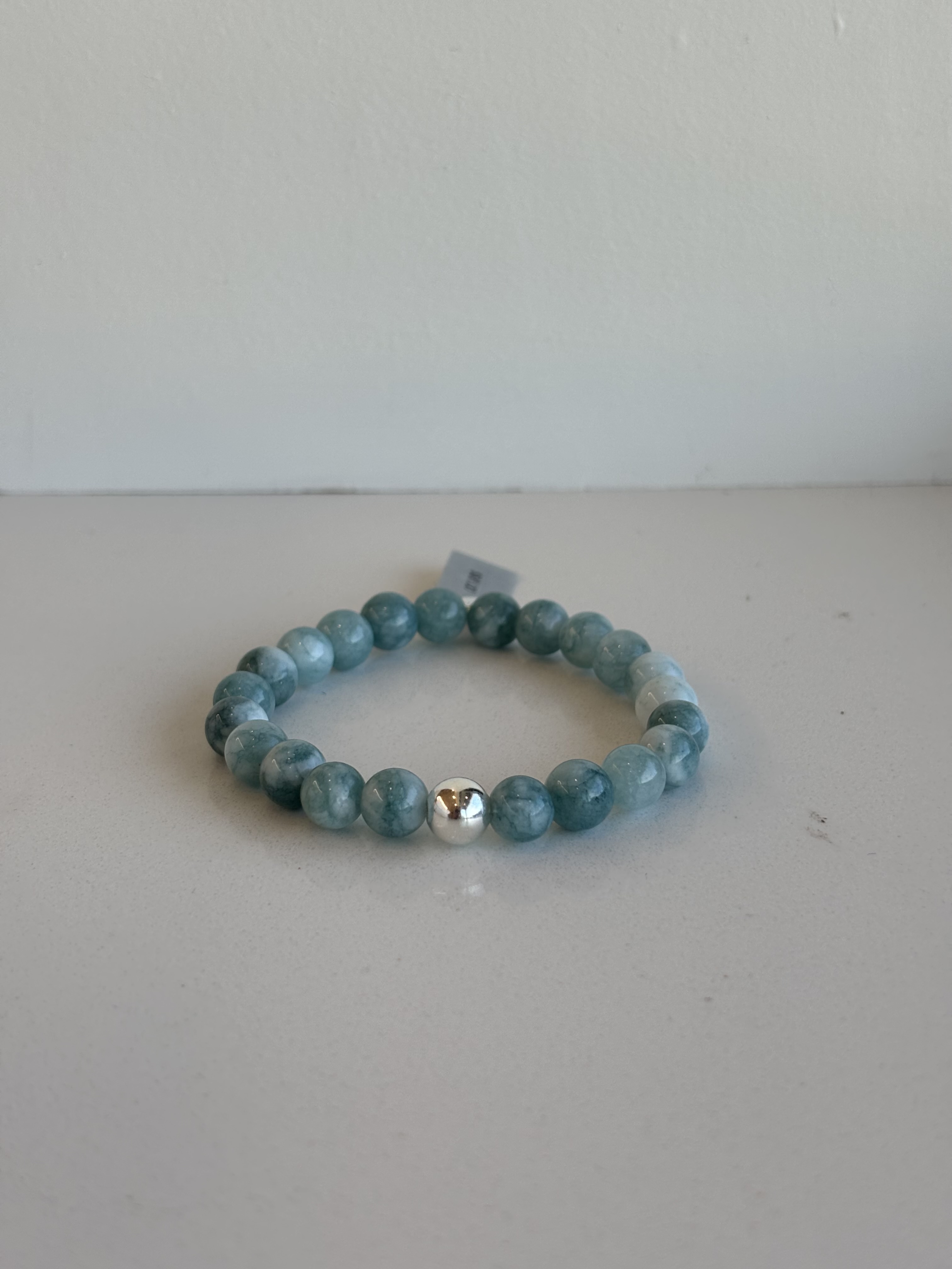 Bracelet en pierres 8 mm Clio Blue