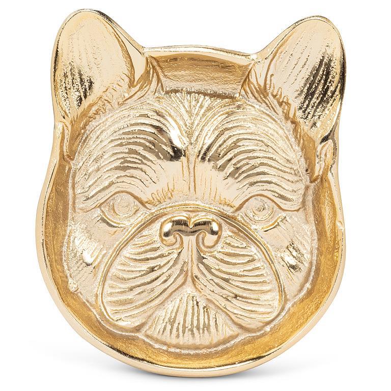 Plateau décoratif visage de chien