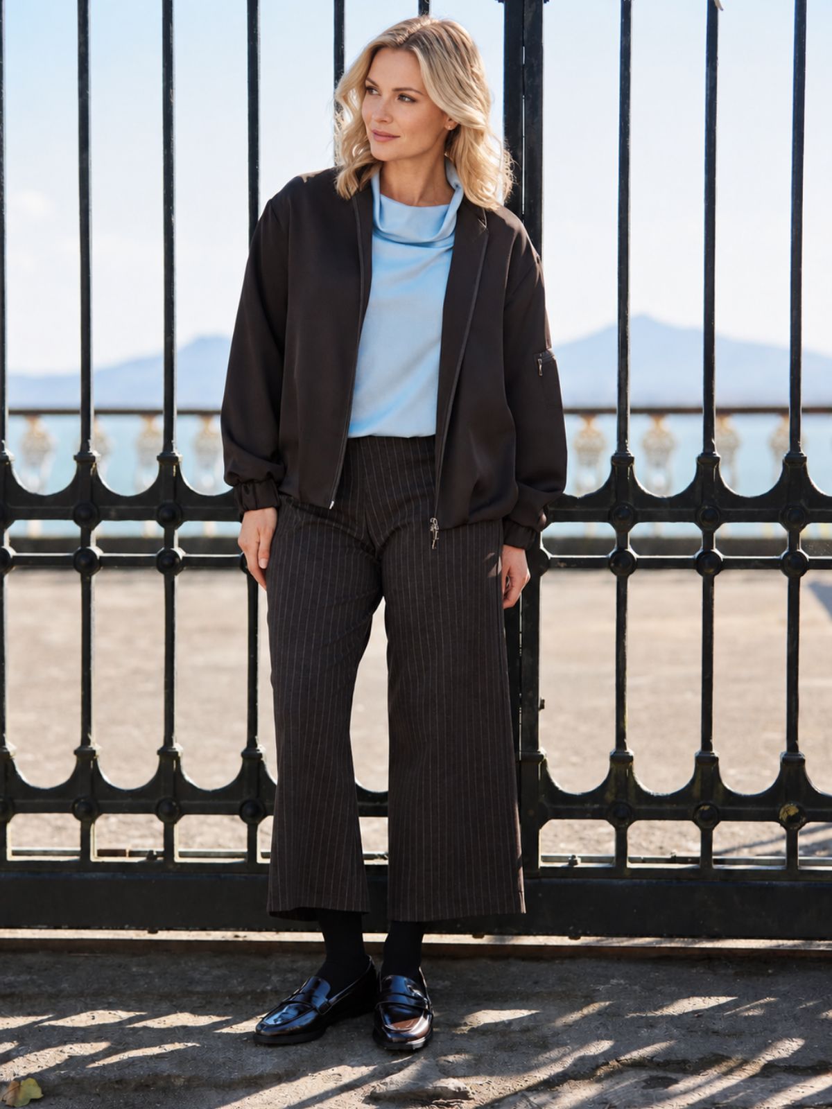 Pantalon rayé Peruzzi