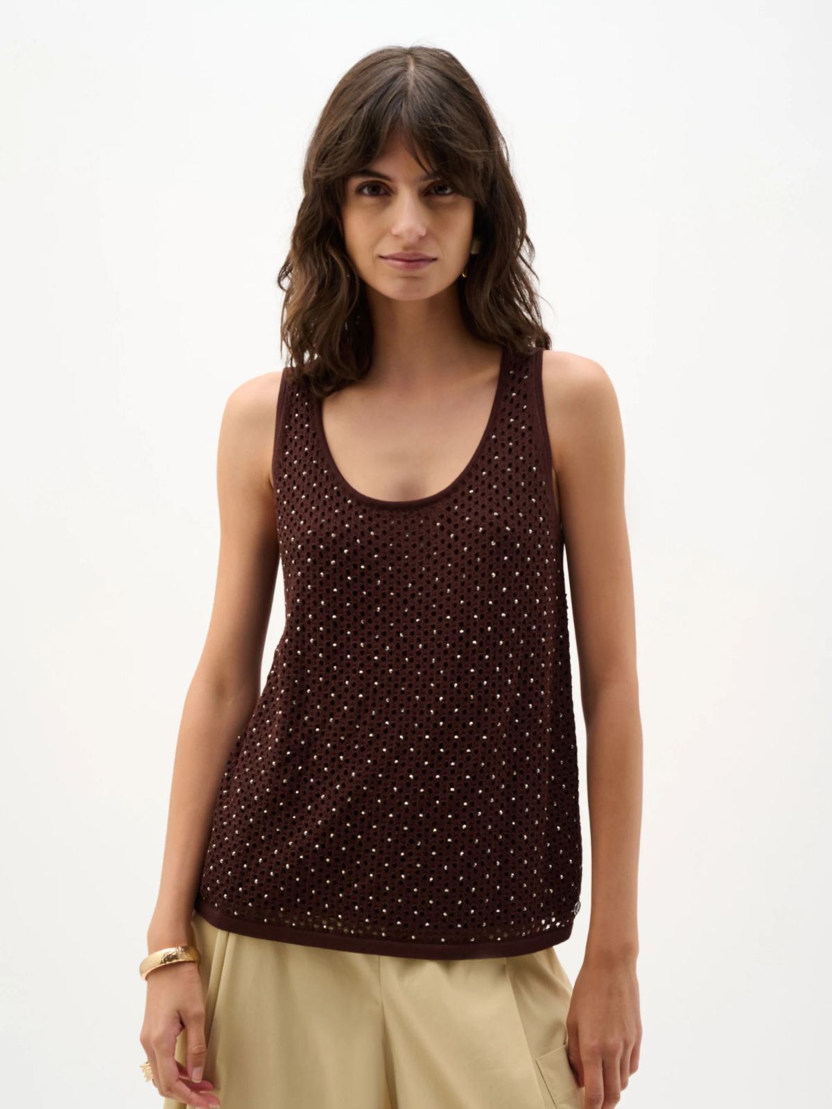 Camisole en tricot ornée Joseph Ribkoff 