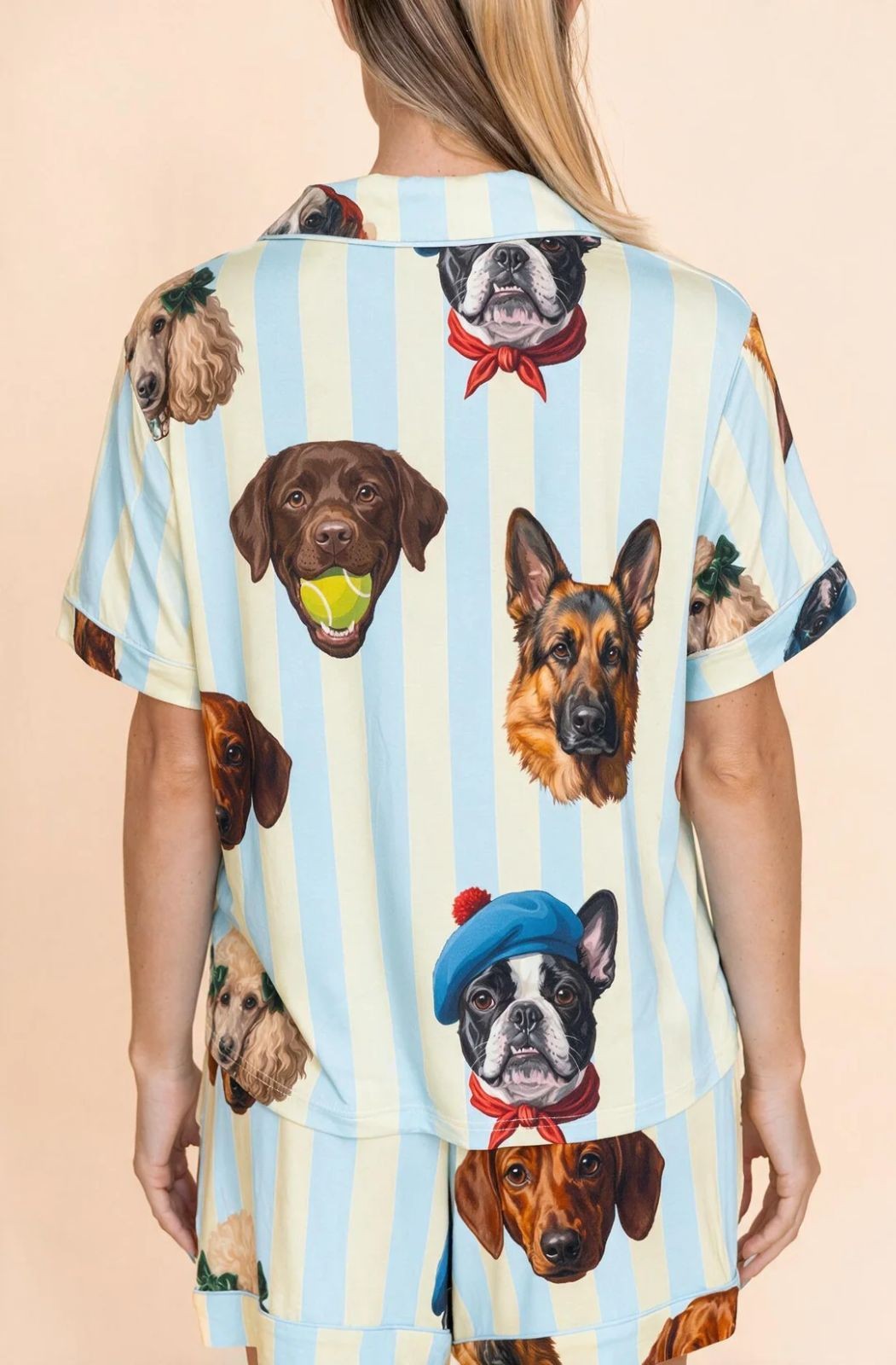 Blouse de pyjama « C'EST CHIEN » Pop Underwear