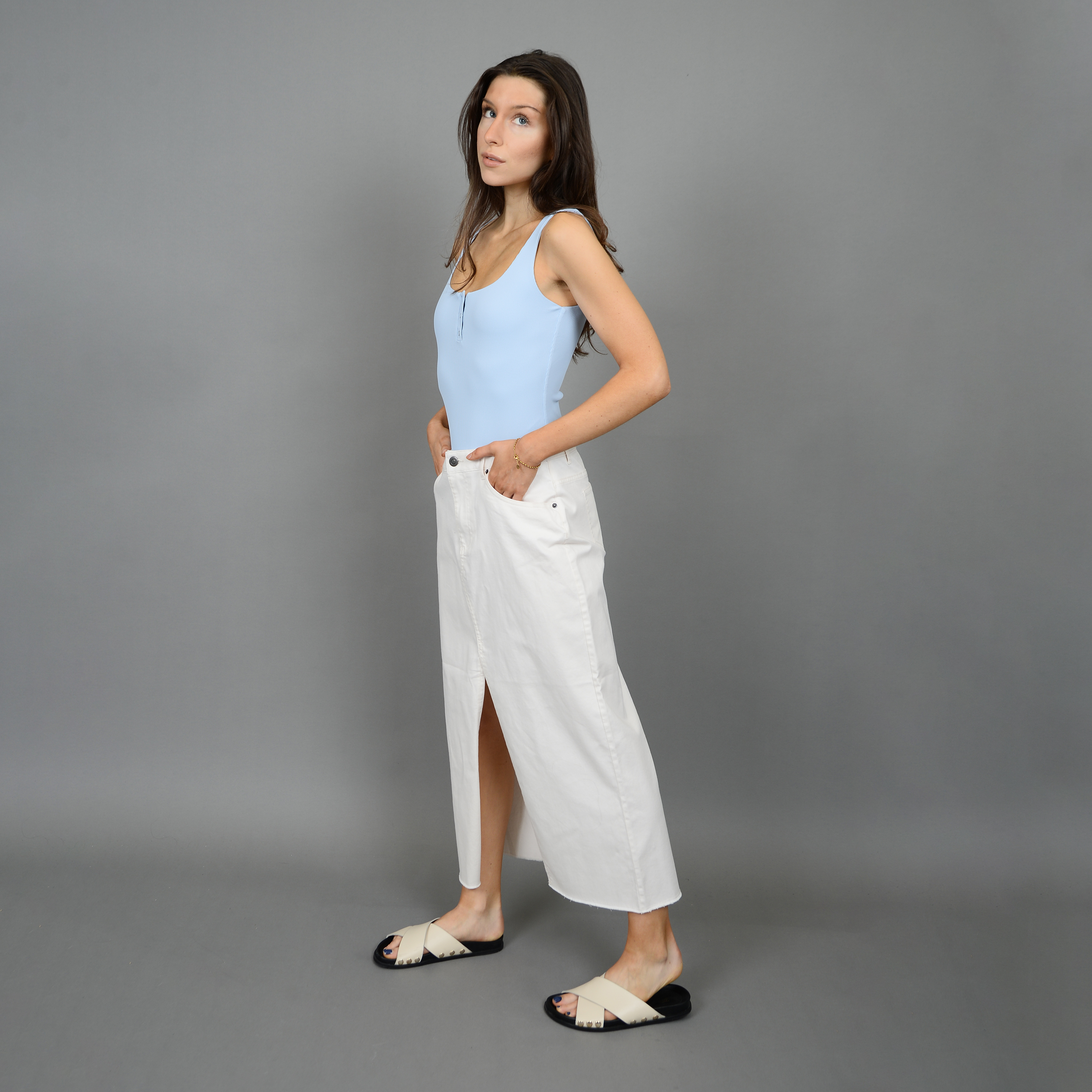 Tialey Rib Sleeveless Bodysuit Second Skin 55T150S 