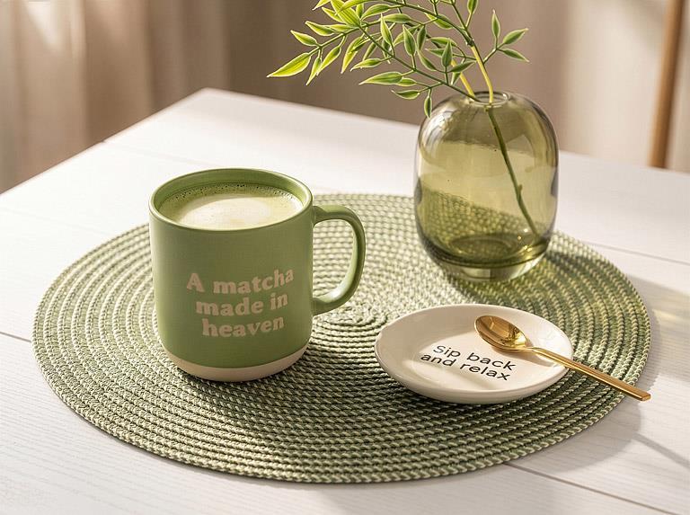 Tasse A Matcha Made in Heaven en porcelaine