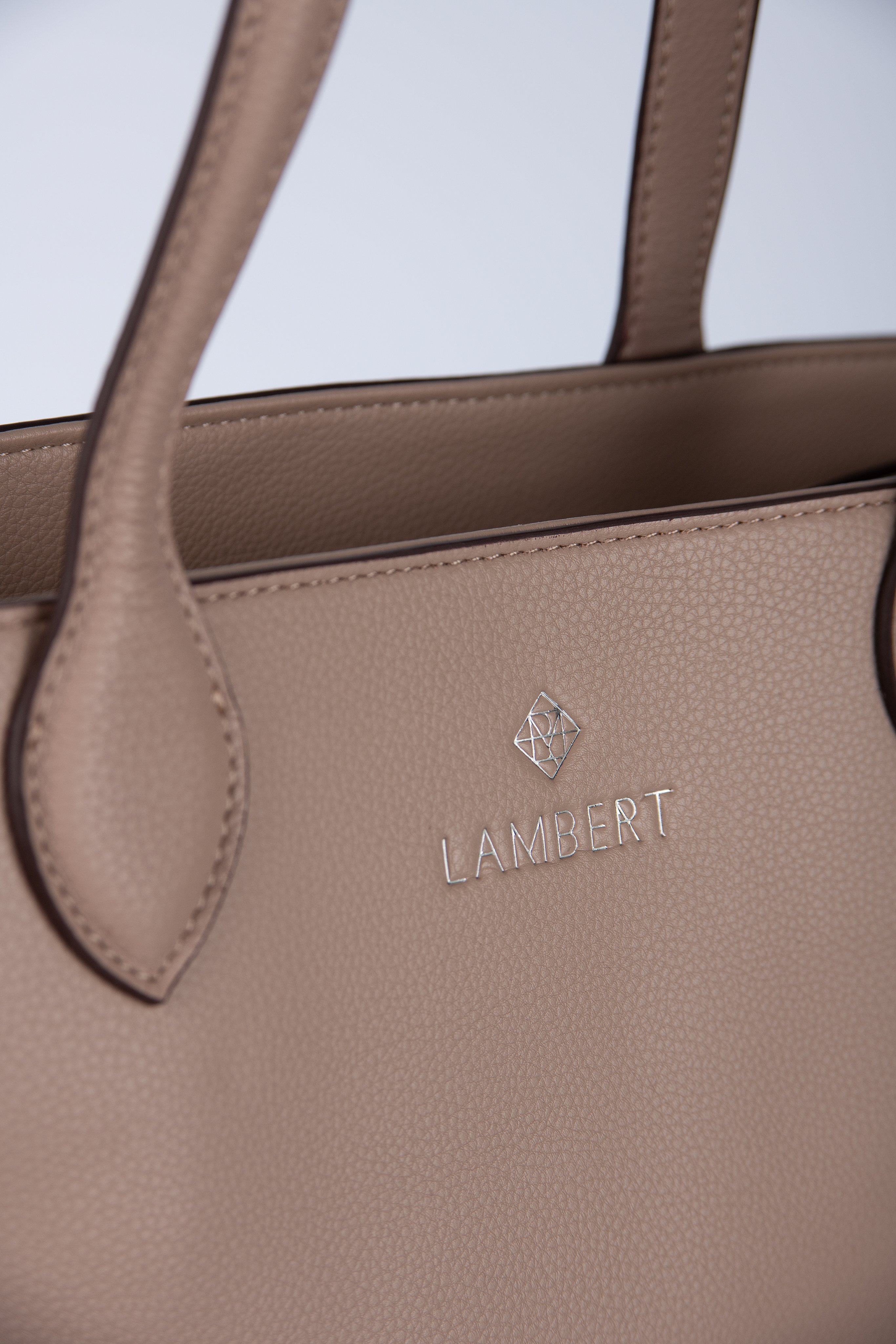 Sac Fourre-tout en Cuir Vegan Terra Pebble Lambert Le Claire
