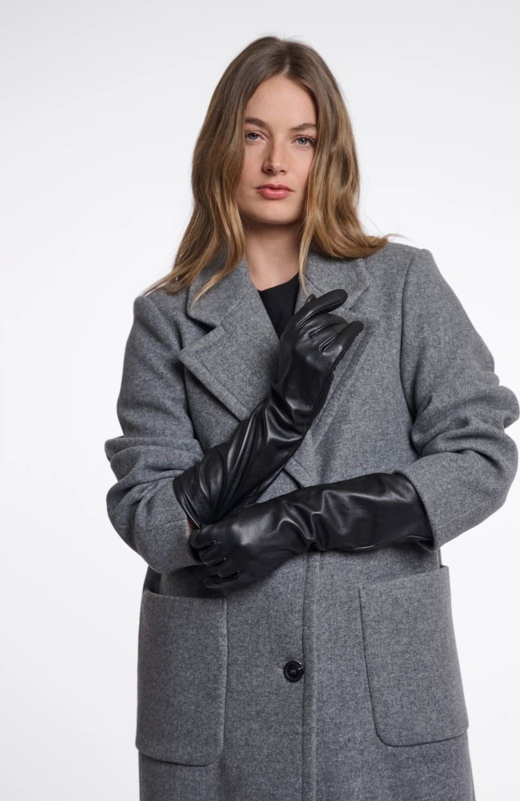 Gants longs en cuir Florianne Rino & Pelle