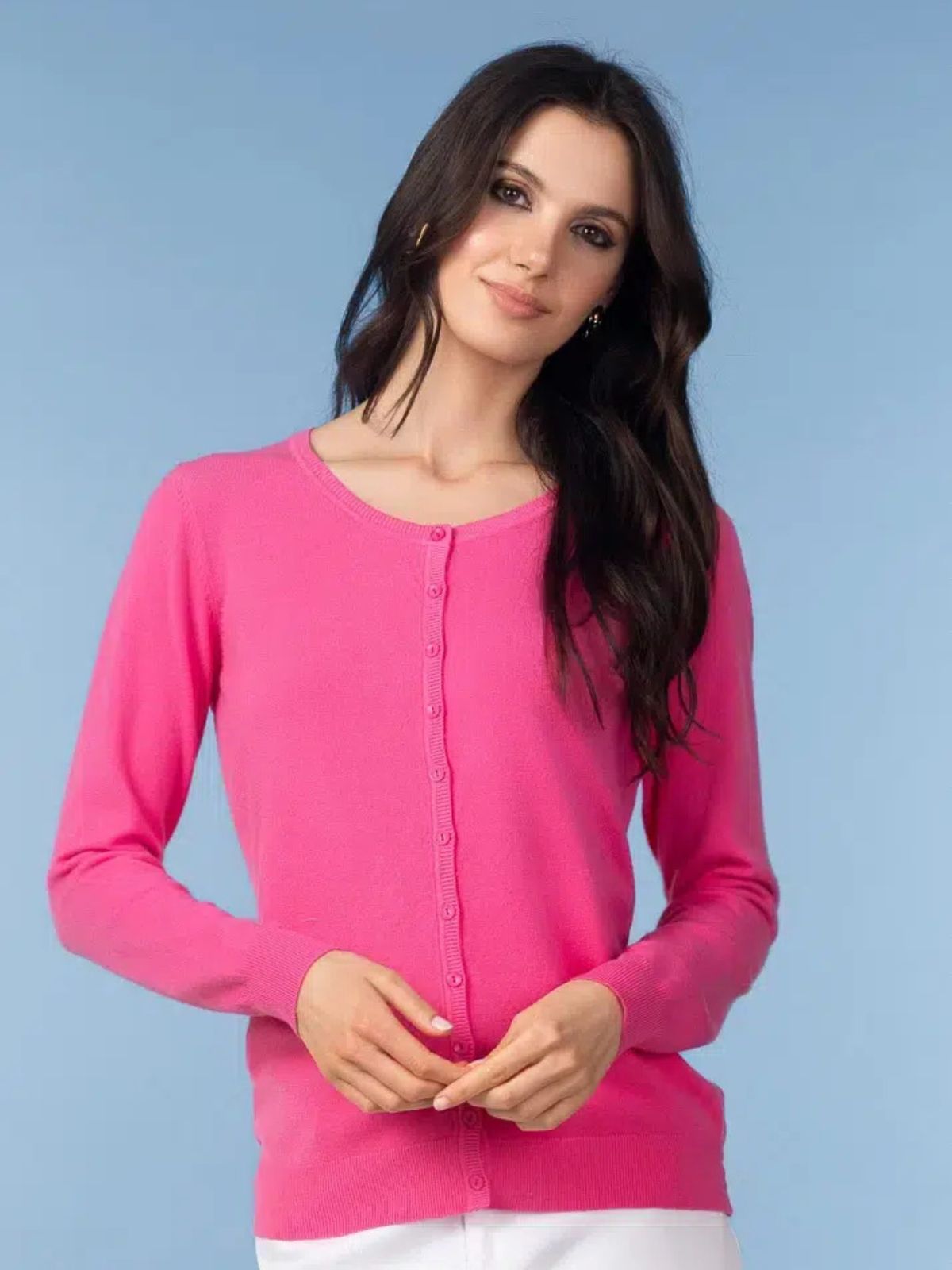 Cardigan à col rond Alison Sheri